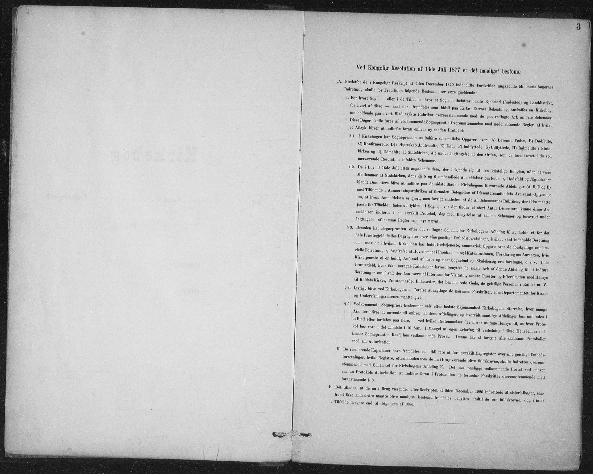 Ministerialprotokoller, klokkerbøker og fødselsregistre - Møre og Romsdal, AV/SAT-A-1454/538/L0522: Ministerialbok nr. 538A01, 1884-1913, s. 3