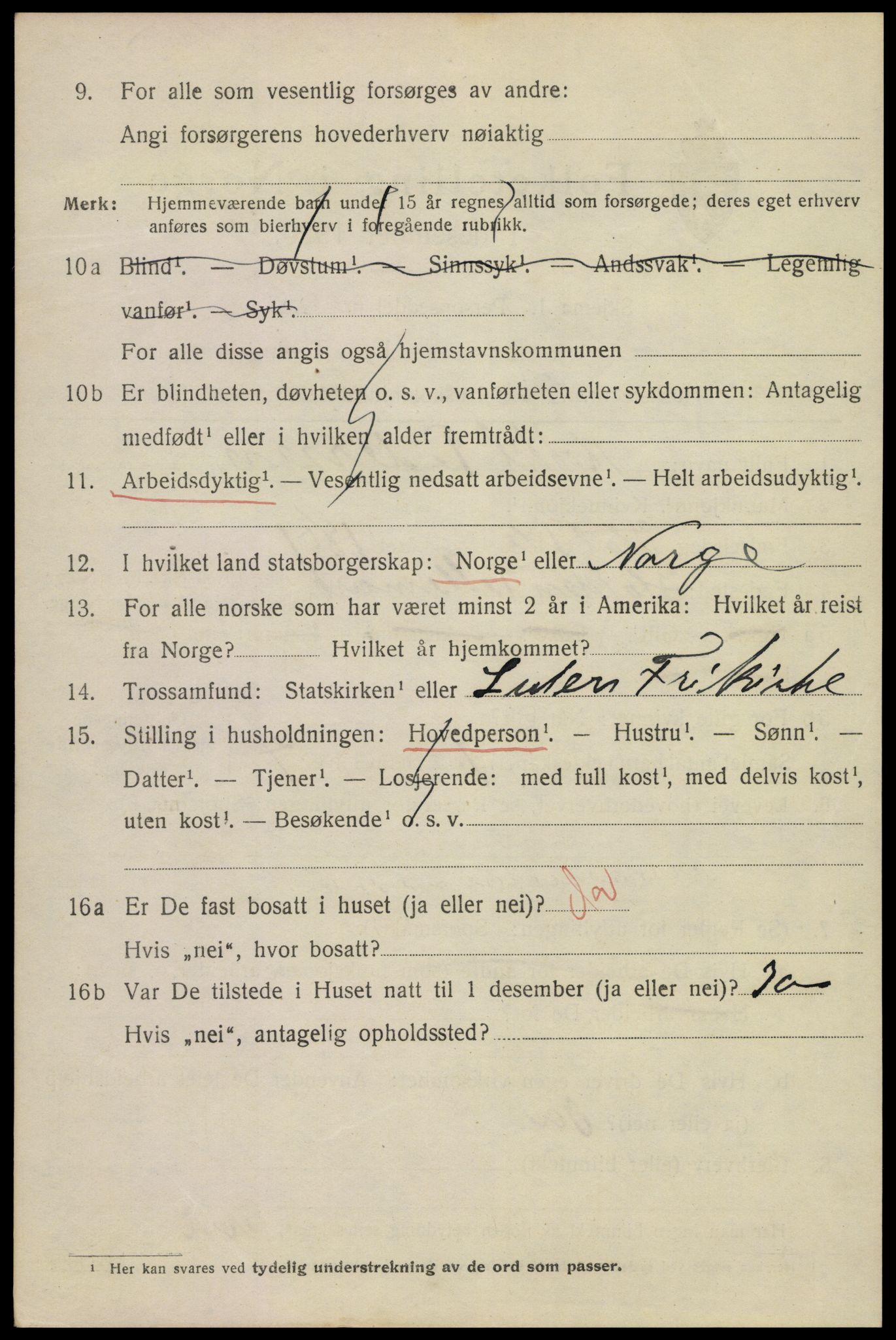 SAKO, Folketelling 1920 for 0801 Kragerø kjøpstad, 1920, s. 9700