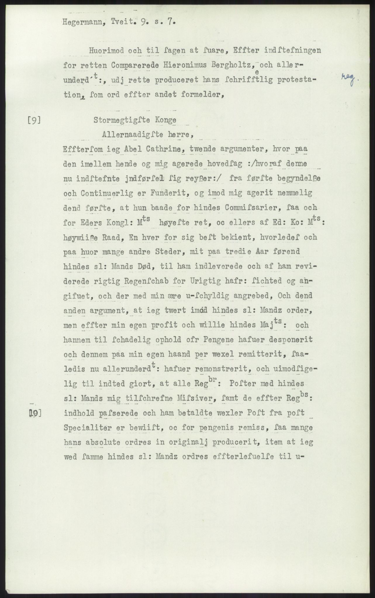 Samlinger til kildeutgivelse, Diplomavskriftsamlingen, AV/RA-EA-4053/H/Ha, s. 1447