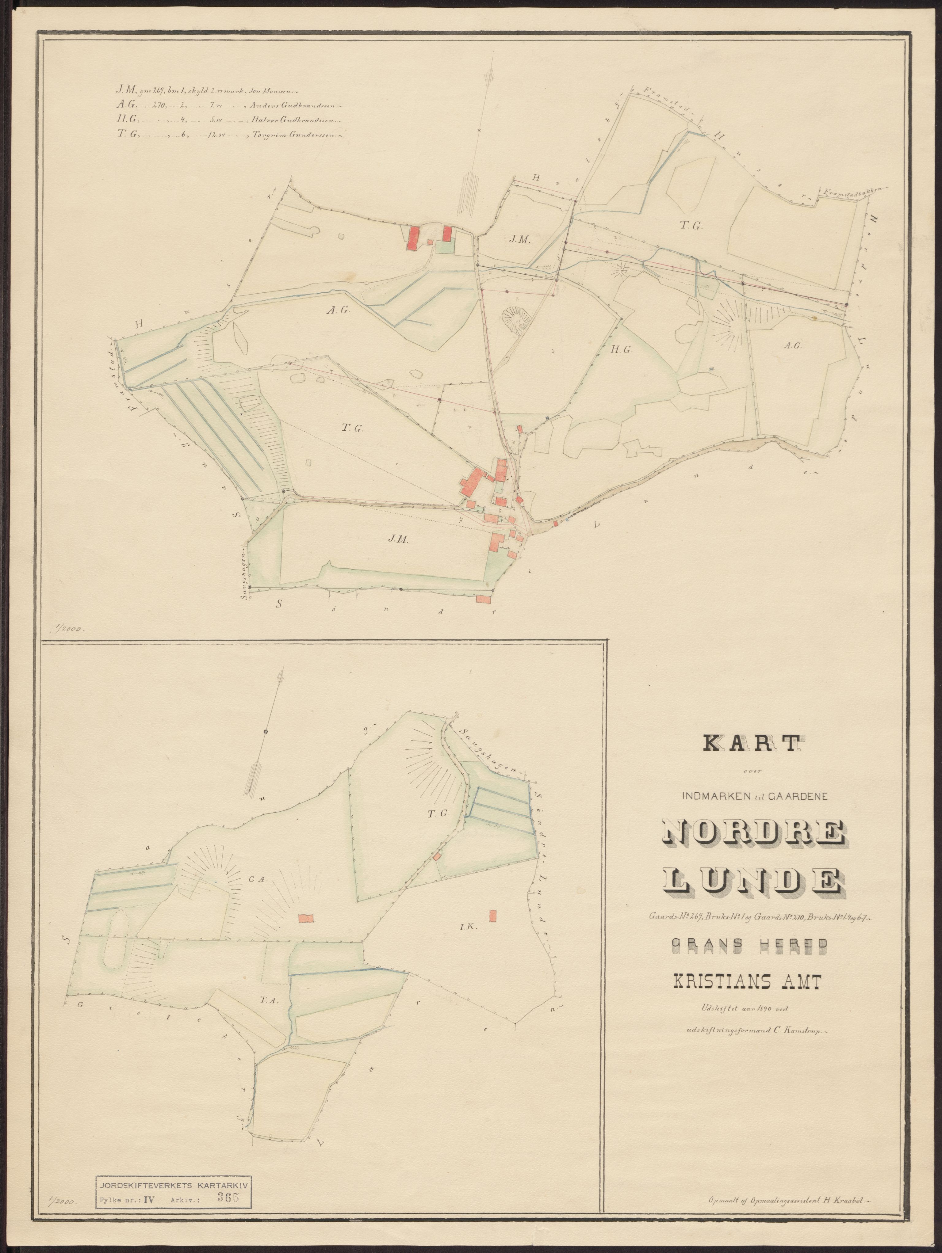 Jordskifteverkets kartarkiv, AV/RA-S-3929/T, 1859-1988, s. 432