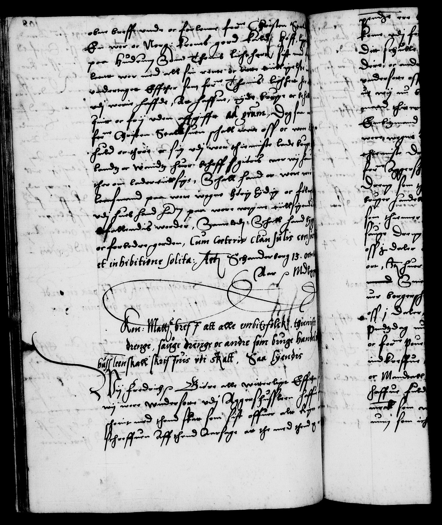 Danske Kanselli 1572-1799, RA/EA-3023/F/Fc/Fca/Fcaa/L0001: Norske registre (mikrofilm), 1572-1588, s. 108b