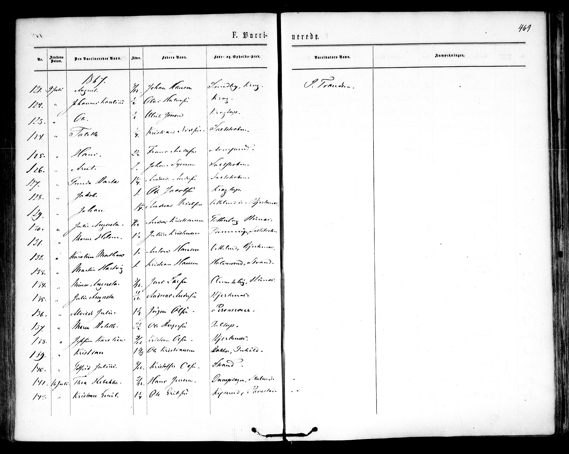 Høland prestekontor Kirkebøker, AV/SAO-A-10346a/F/Fa/L0011: Ministerialbok nr. I 11, 1862-1869, s. 469