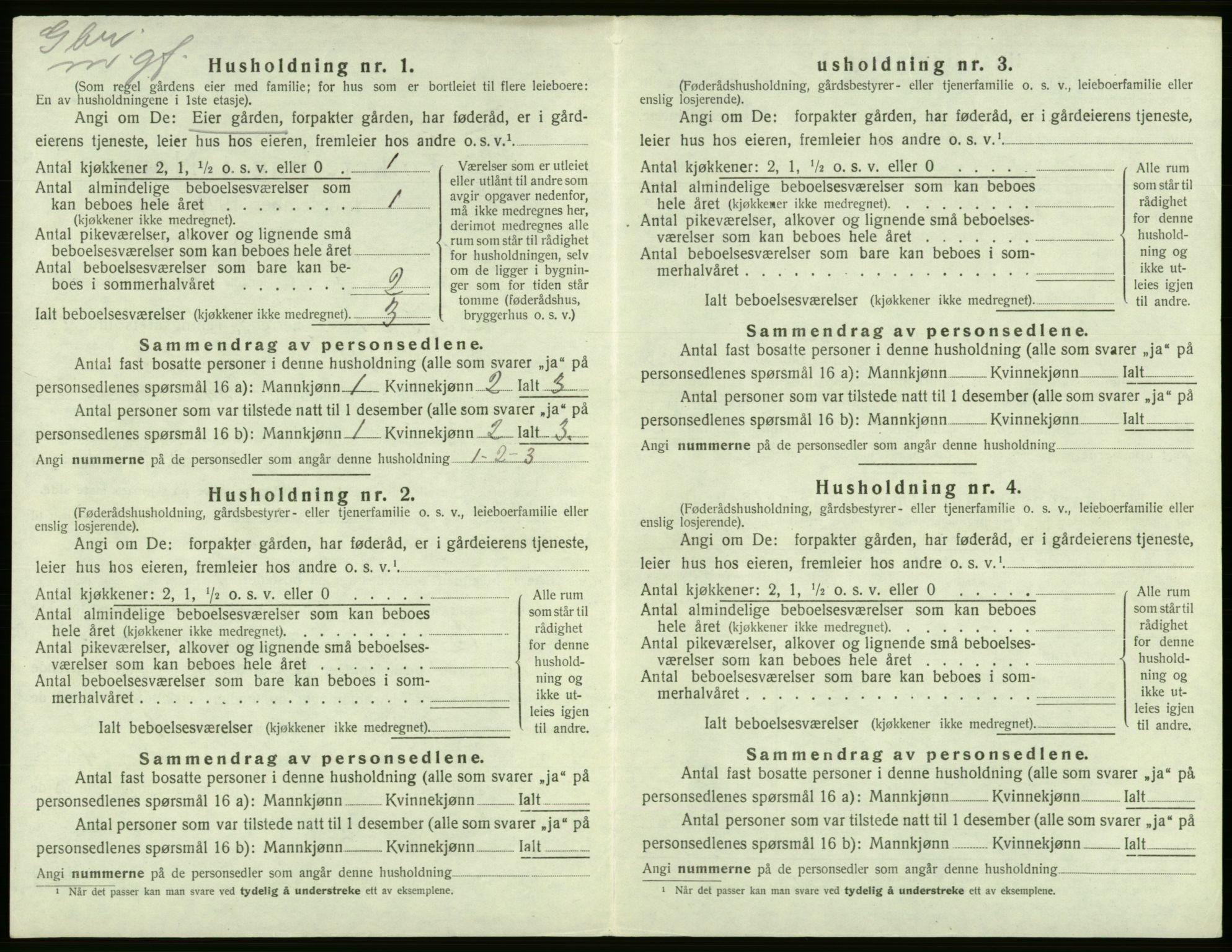 SAB, Folketelling 1920 for 1223 Tysnes herred, 1920, s. 1517