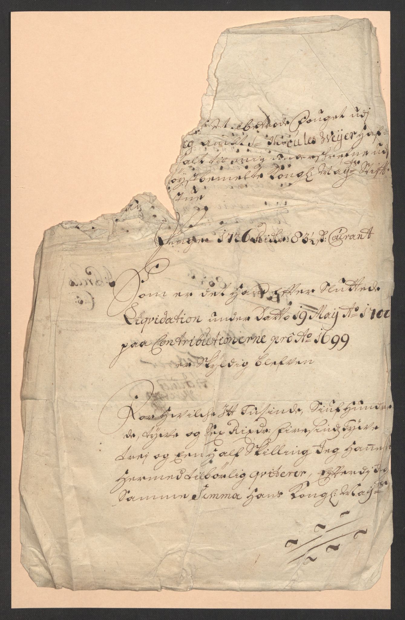 Rentekammeret inntil 1814, Reviderte regnskaper, Fogderegnskap, AV/RA-EA-4092/R36/L2101: Fogderegnskap Øvre og Nedre Telemark og Bamble, 1699, s. 323