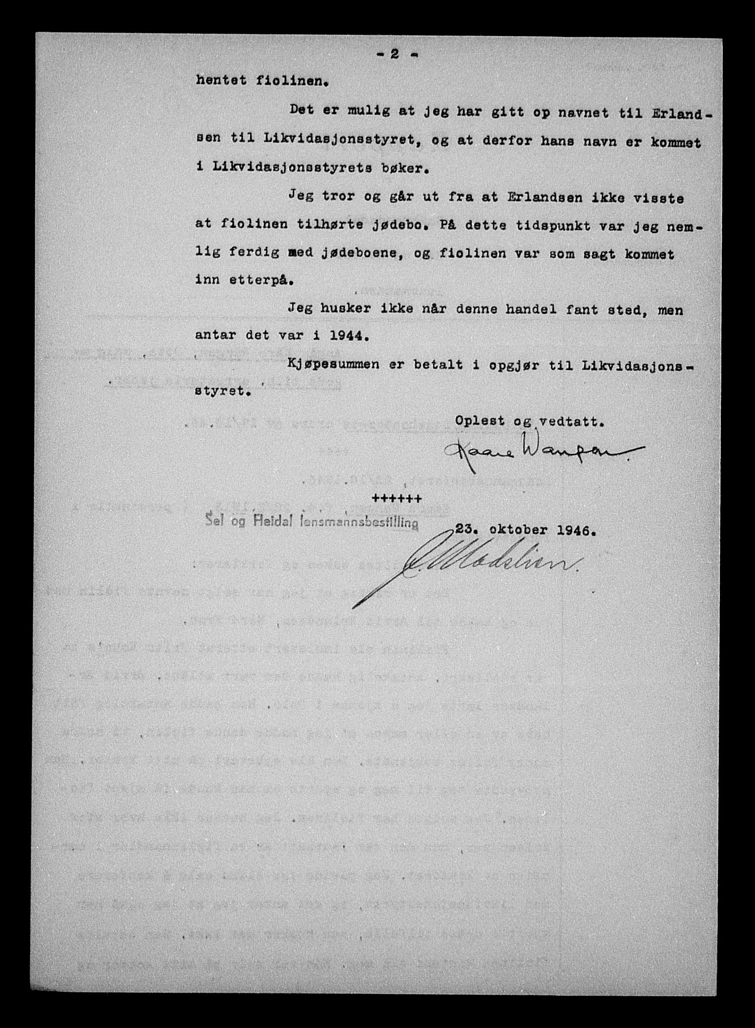 Justisdepartementet, Tilbakeføringskontoret for inndratte formuer, AV/RA-S-1564/H/Hc/Hcc/L0928: --, 1945-1947, s. 443