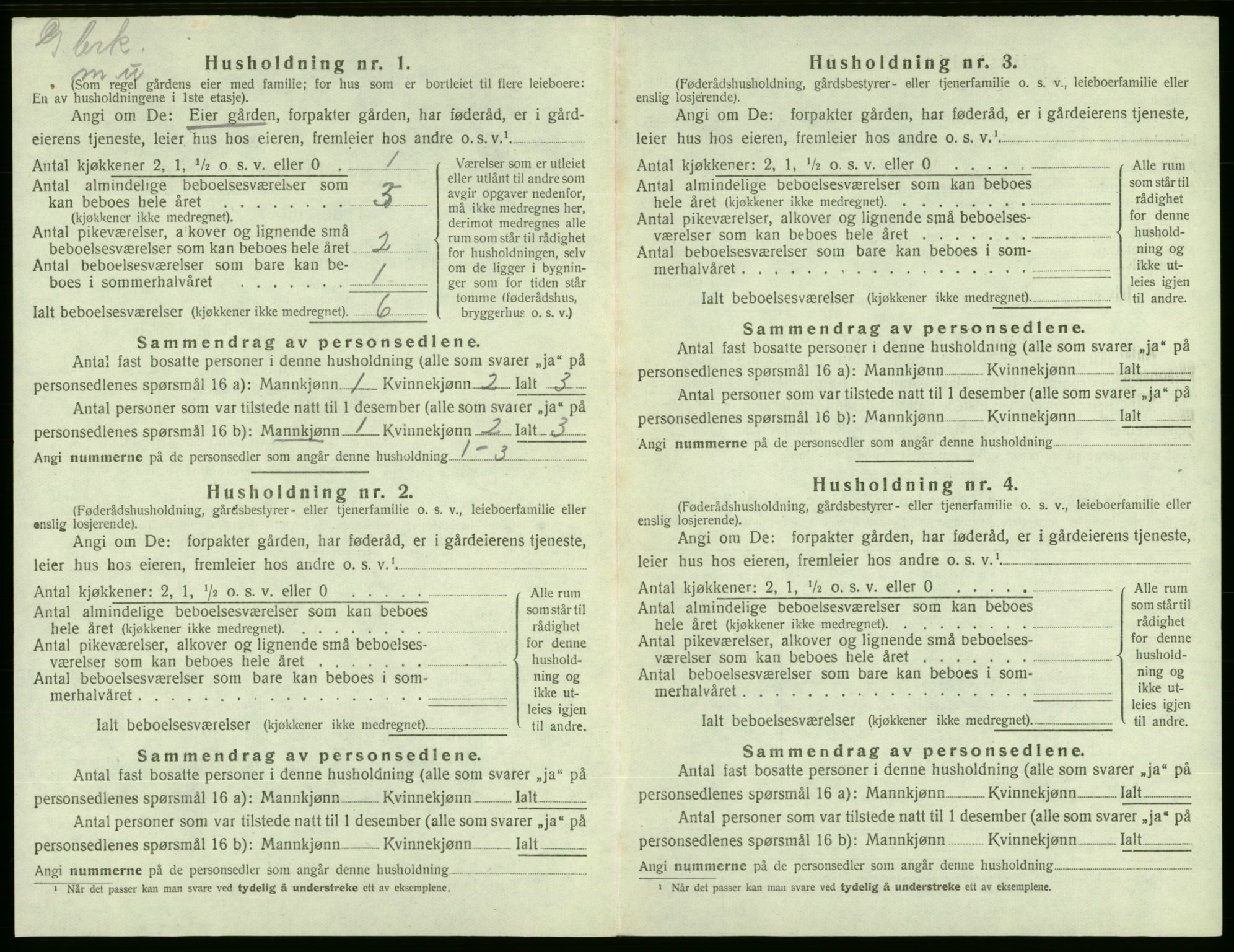 SAB, Folketelling 1920 for 1211 Etne herred, 1920, s. 585