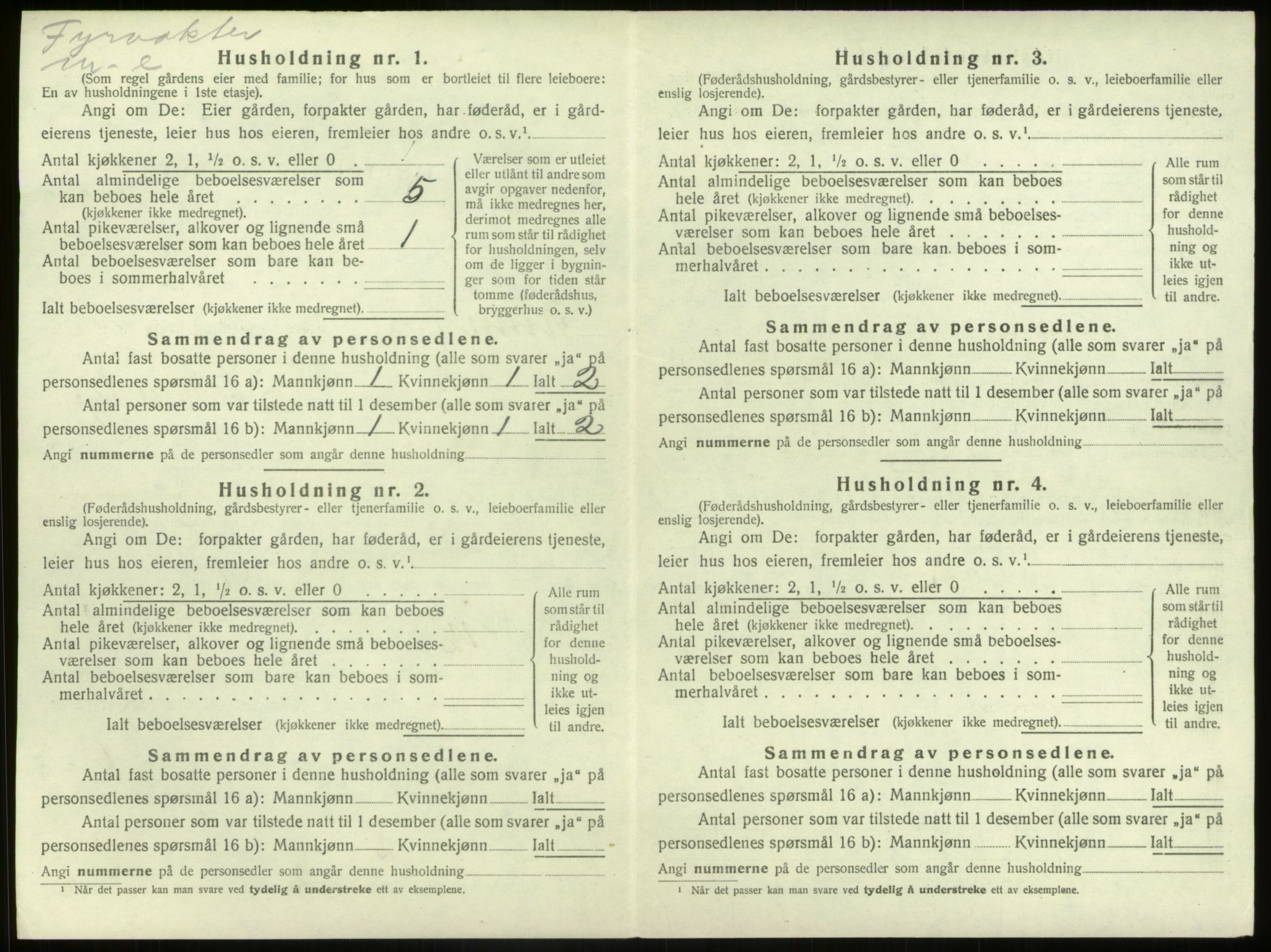 SAB, Folketelling 1920 for 1437 Kinn herred, 1920, s. 548