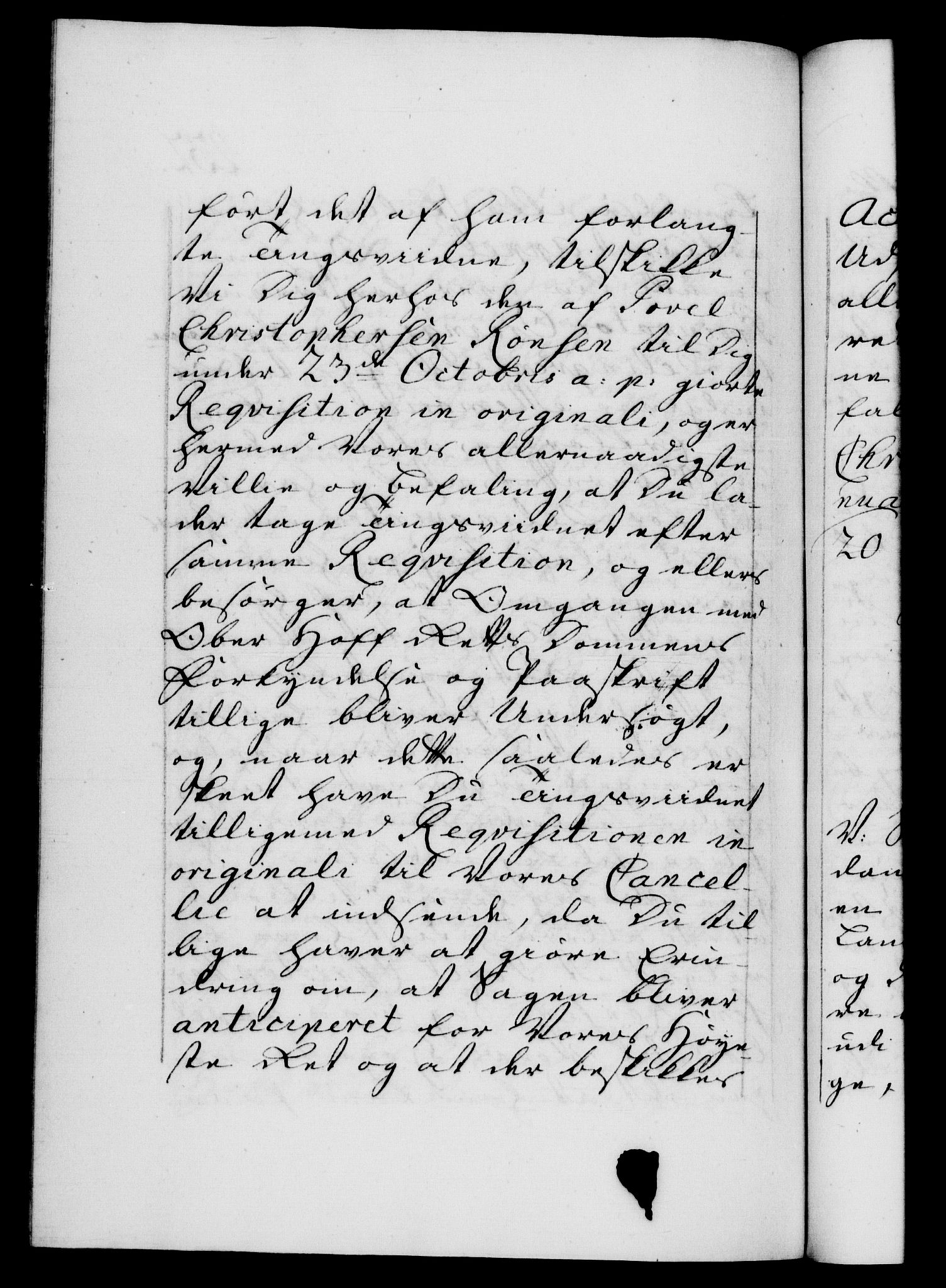 Danske Kanselli 1572-1799, AV/RA-EA-3023/F/Fc/Fca/Fcab/L0034: Norske tegnelser, 1753-1754, s. 432b