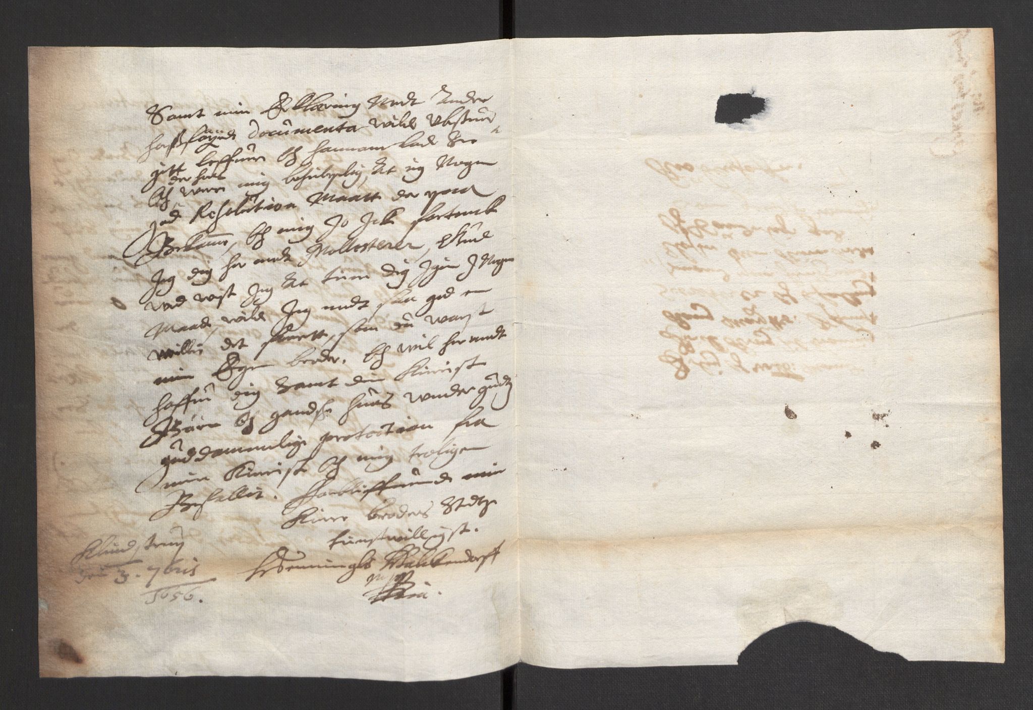 Danske Kanselli 1572-1799, AV/RA-EA-3023/F/Fc/Fcc/Fcca/L0017: Norske innlegg 1572-1799, 1656, s. 154