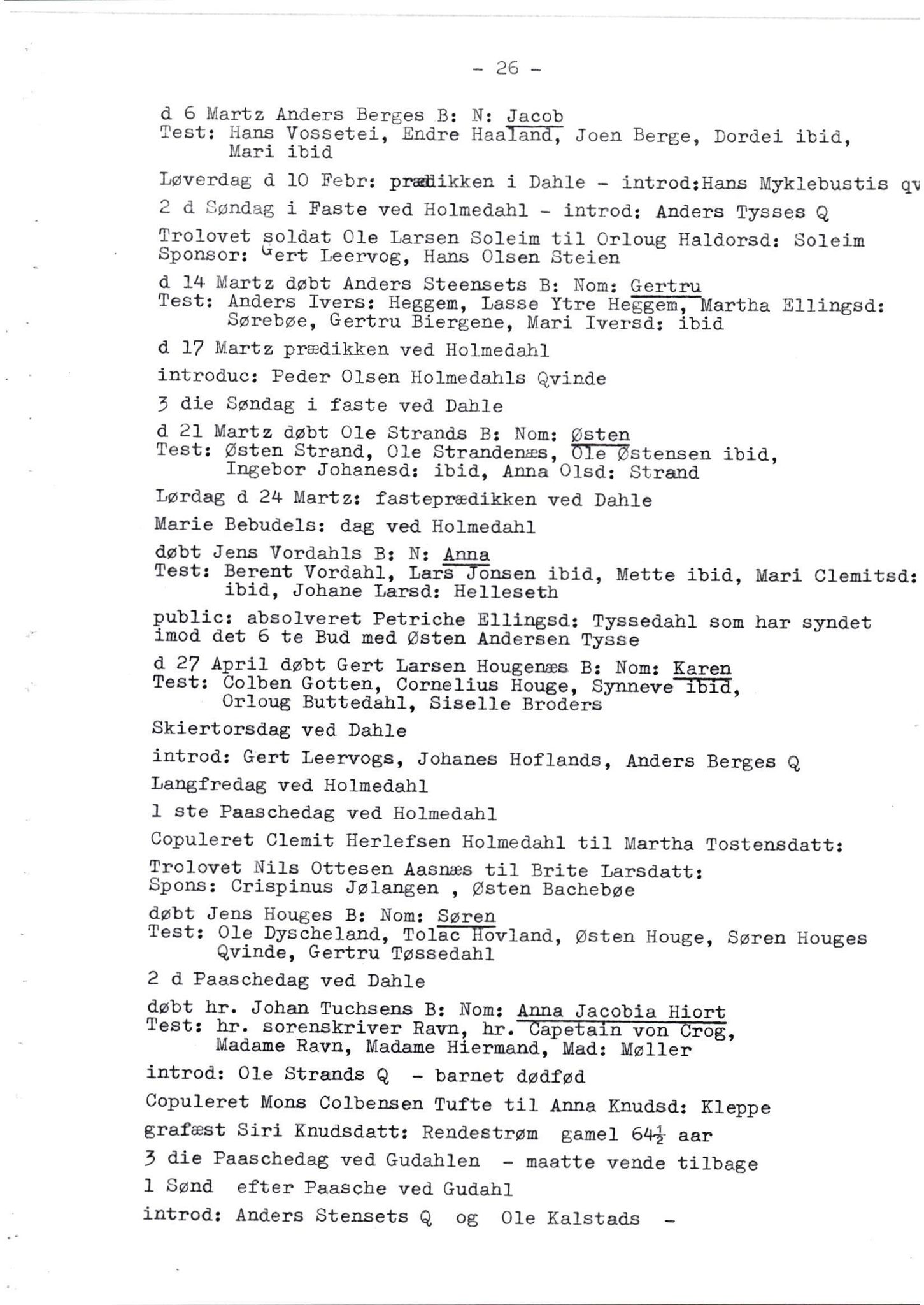 Samling av fulltekstavskrifter, SAB/FULLTEKST/B/14/0010: Fjaler sokneprestembete, ministerialbok nr. A 1, 1755-1778, s. 27