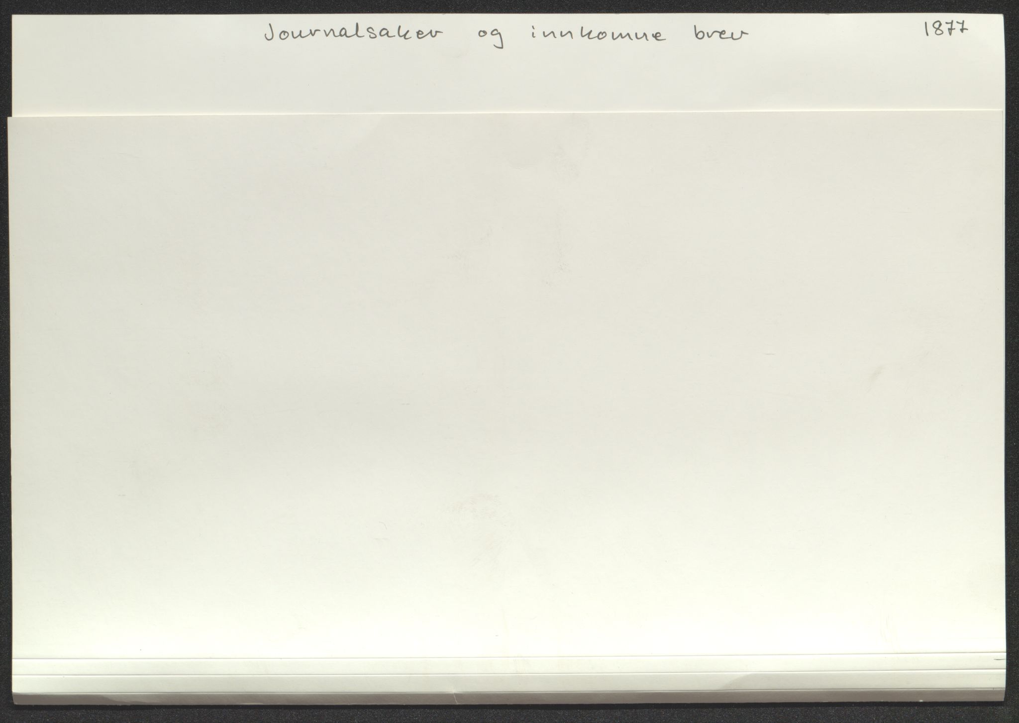 Tromsø Museum, AV/SATØ-S-0162/D/Db/L0032: Journalsaker og innkomne brev, 1872-1878, s. 412