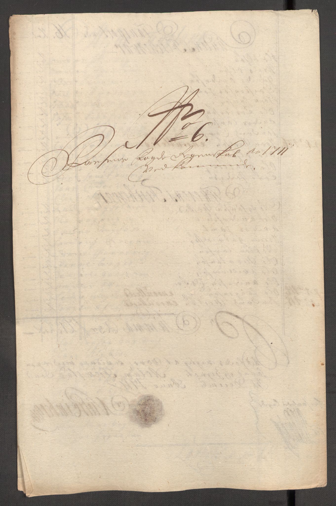 Rentekammeret inntil 1814, Reviderte regnskaper, Fogderegnskap, RA/EA-4092/R57/L3860: Fogderegnskap Fosen, 1711, s. 97