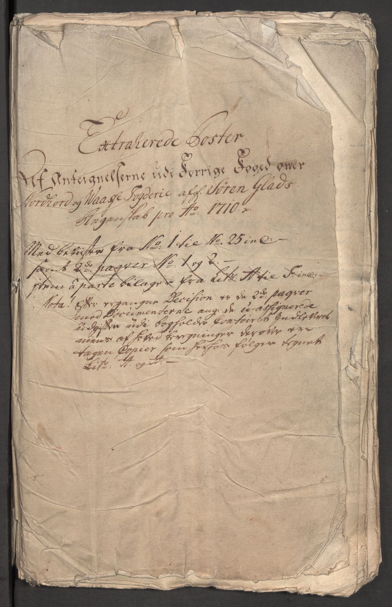 Rentekammeret inntil 1814, Reviderte regnskaper, Fogderegnskap, RA/EA-4092/R51/L3191: Fogderegnskap Nordhordland og Voss, 1710, s. 387