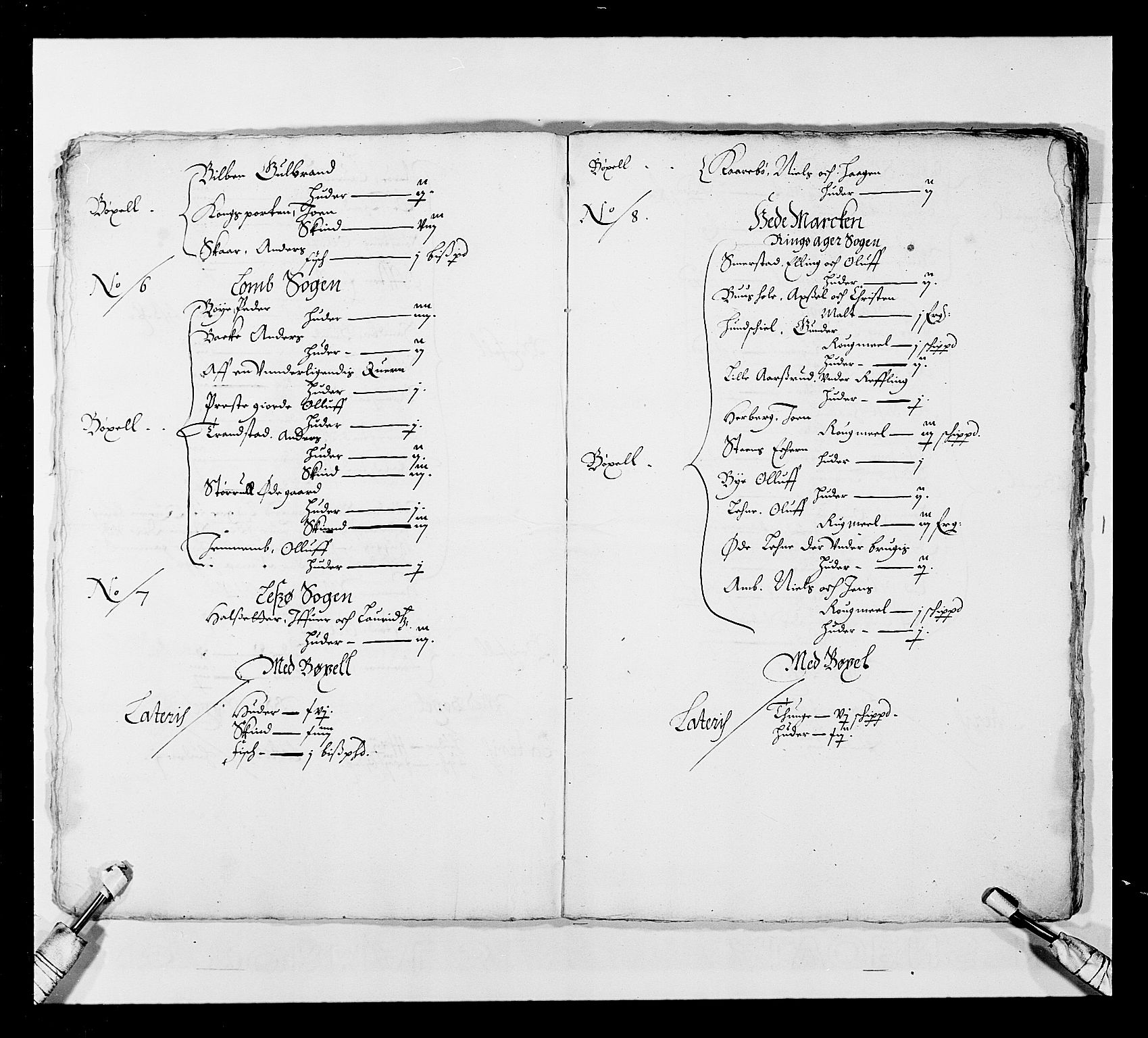 Stattholderembetet 1572-1771, AV/RA-EA-2870/Ek/L0031/0001: Jordebøker 1633-1658: / Forskjellige jordebøker, 1651-1658, s. 8