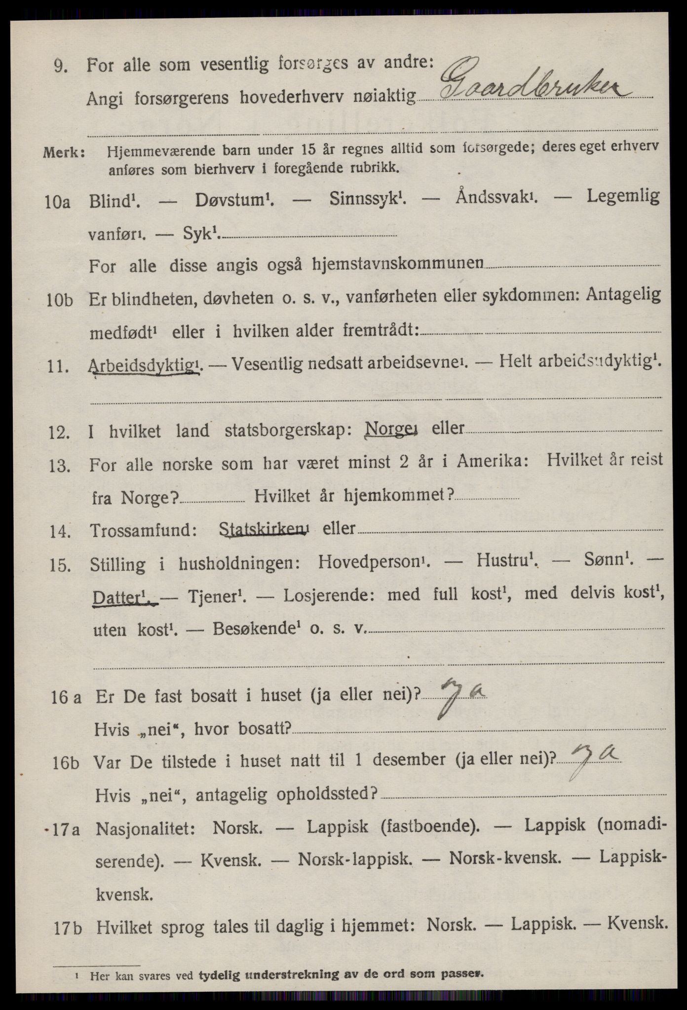 SAT, Folketelling 1920 for 1621 Ørland herred, 1920, s. 6452