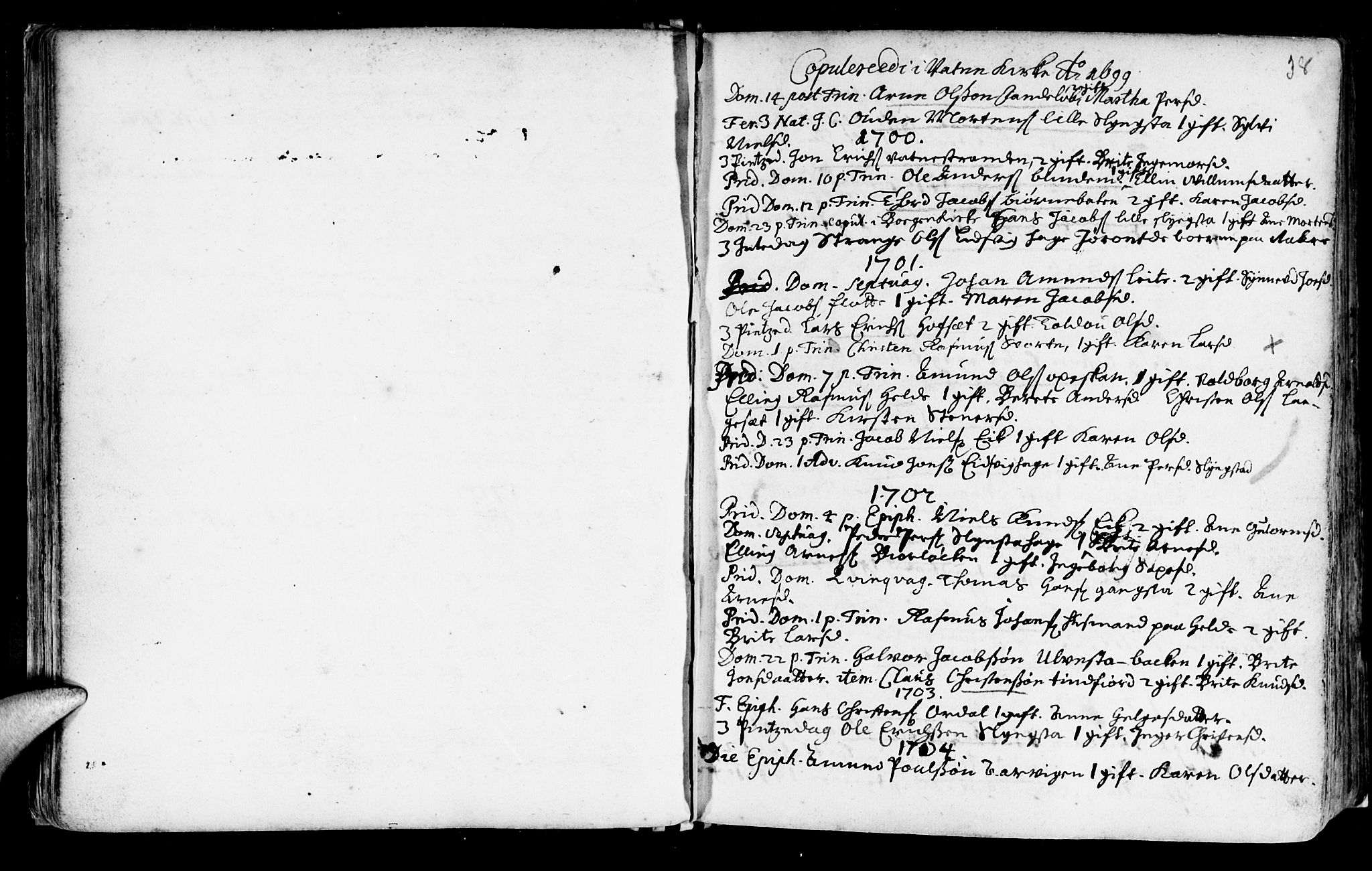 Ministerialprotokoller, klokkerbøker og fødselsregistre - Møre og Romsdal, AV/SAT-A-1454/525/L0371: Ministerialbok nr. 525A01, 1699-1777, s. 37