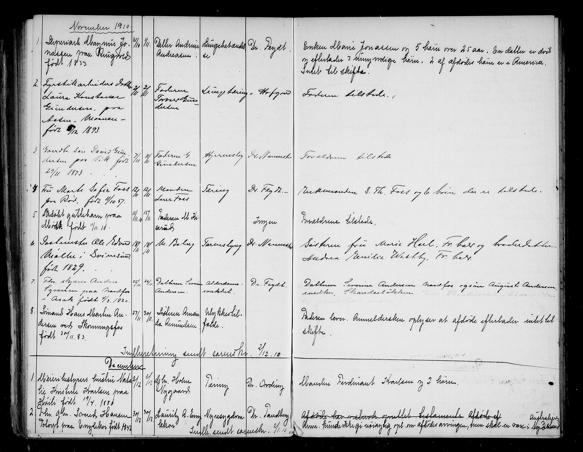 Berg lensmannskontor, AV/SAO-A-10263/H/Ha/Haa/L0001: Dødsfallsprotokoll, 1841-1912