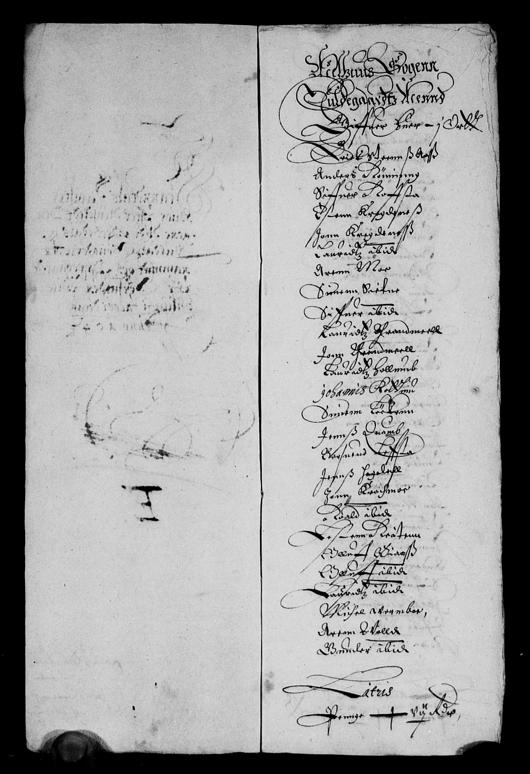 Rentekammeret inntil 1814, Reviderte regnskaper, Lensregnskaper, AV/RA-EA-5023/R/Rb/Rbw/L0080: Trondheim len, 1643-1644