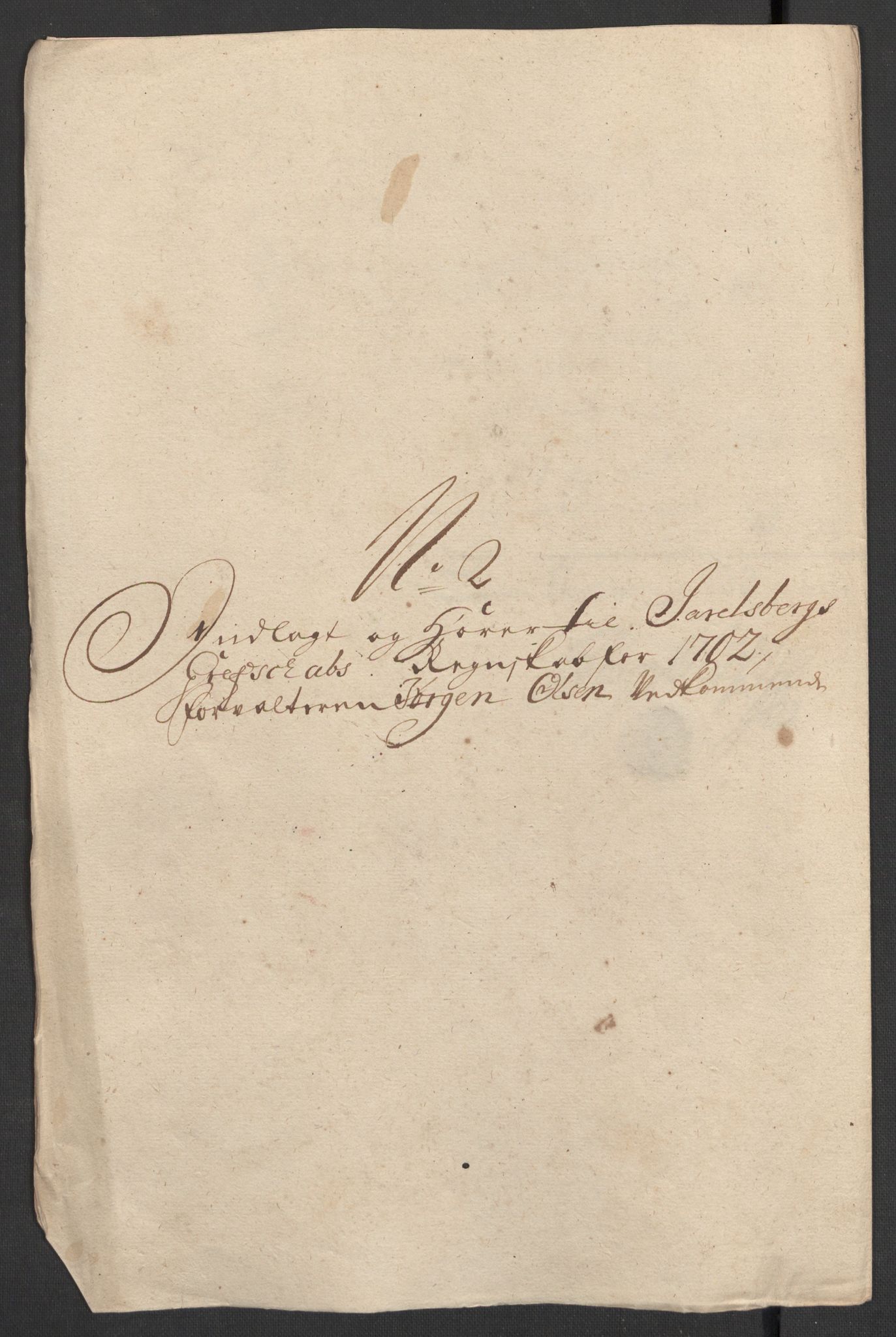 Rentekammeret inntil 1814, Reviderte regnskaper, Fogderegnskap, RA/EA-4092/R32/L1870: Fogderegnskap Jarlsberg grevskap, 1702, s. 129
