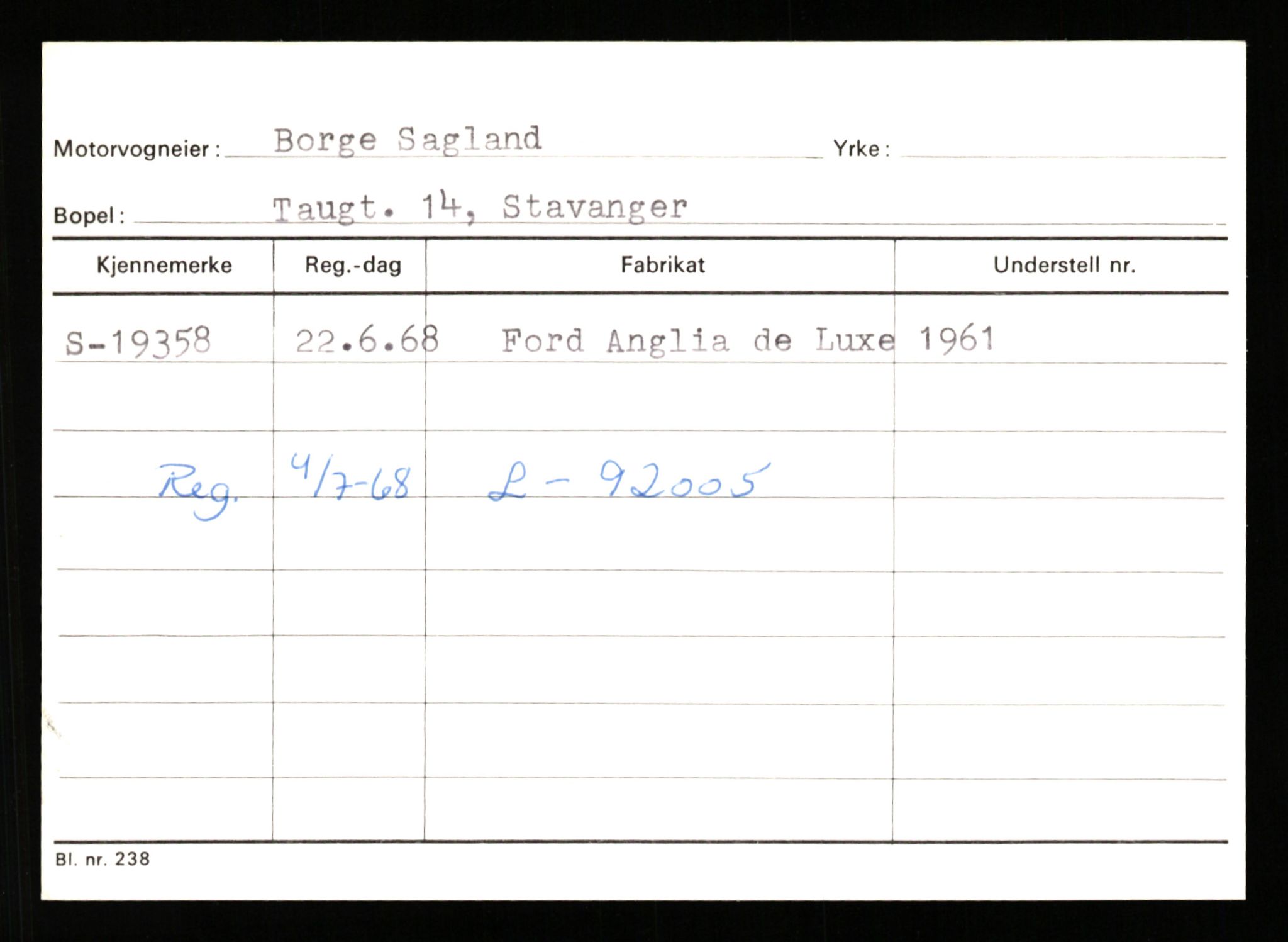 Stavanger trafikkstasjon, AV/SAST-A-101942/0/G/L0004: Registreringsnummer: 15497 - 22957, 1930-1971, s. 1653