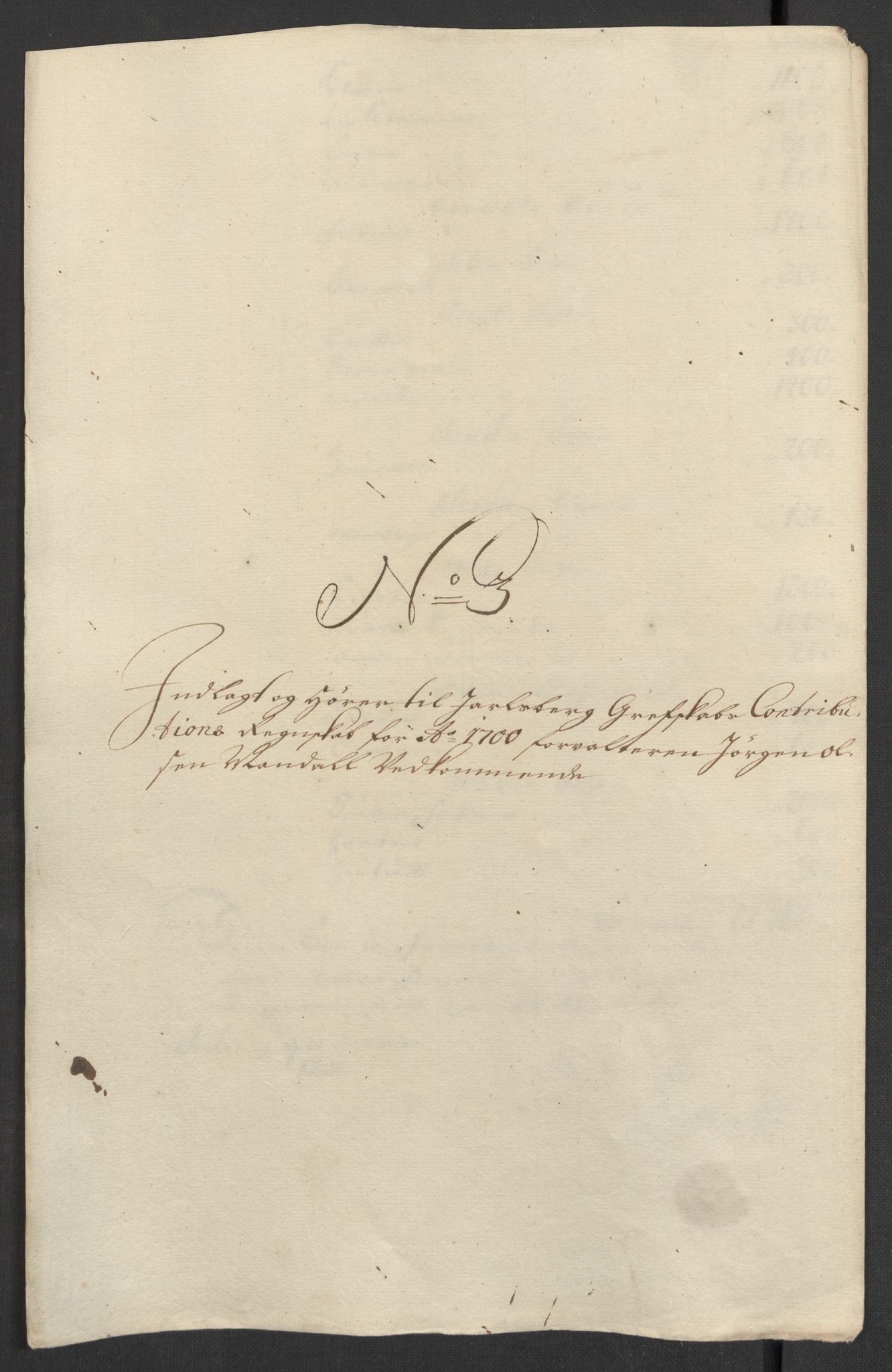 Rentekammeret inntil 1814, Reviderte regnskaper, Fogderegnskap, RA/EA-4092/R32/L1869: Fogderegnskap Jarlsberg grevskap, 1700-1701, s. 28