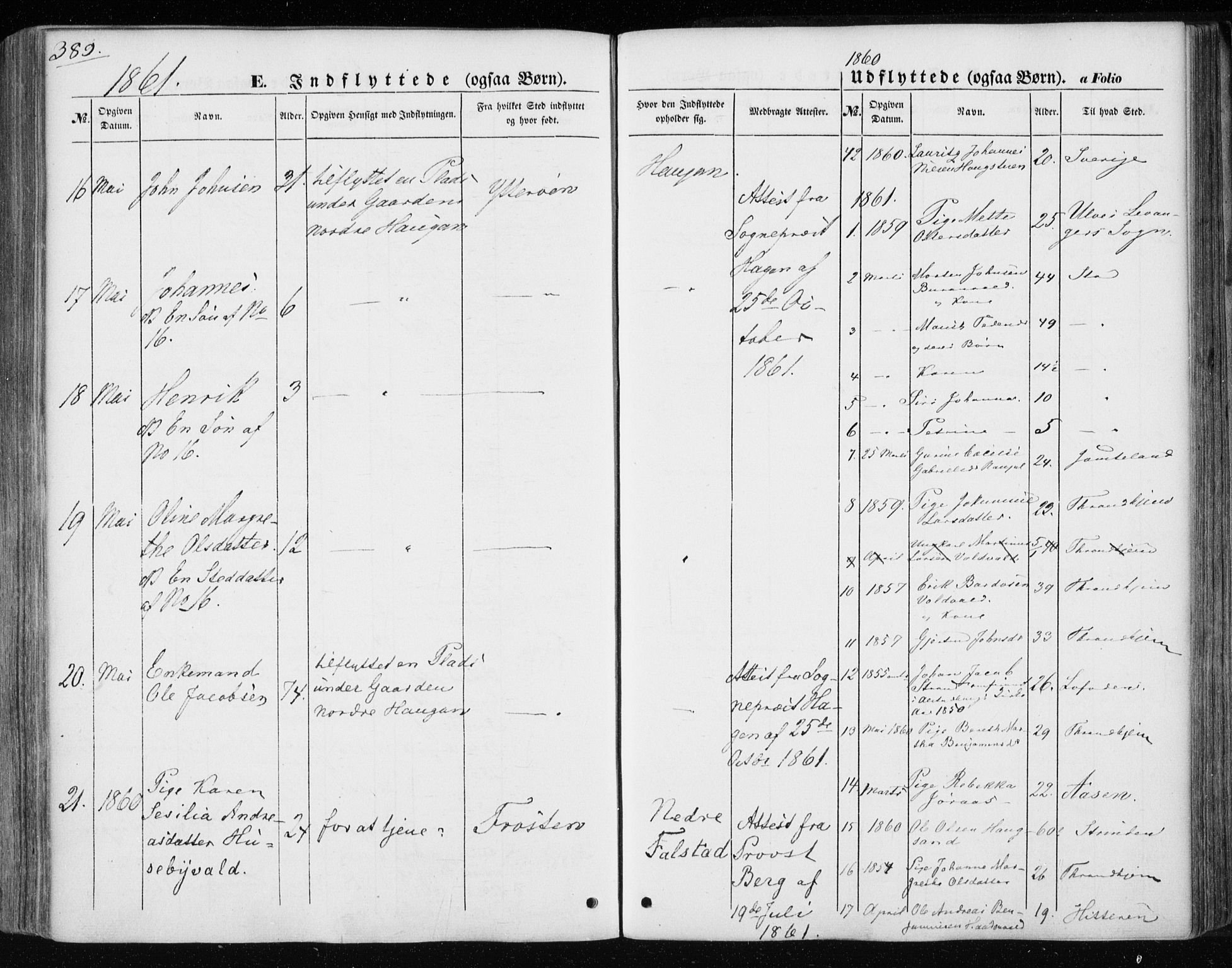 Ministerialprotokoller, klokkerbøker og fødselsregistre - Nord-Trøndelag, SAT/A-1458/717/L0154: Ministerialbok nr. 717A07 /1, 1850-1862, s. 389