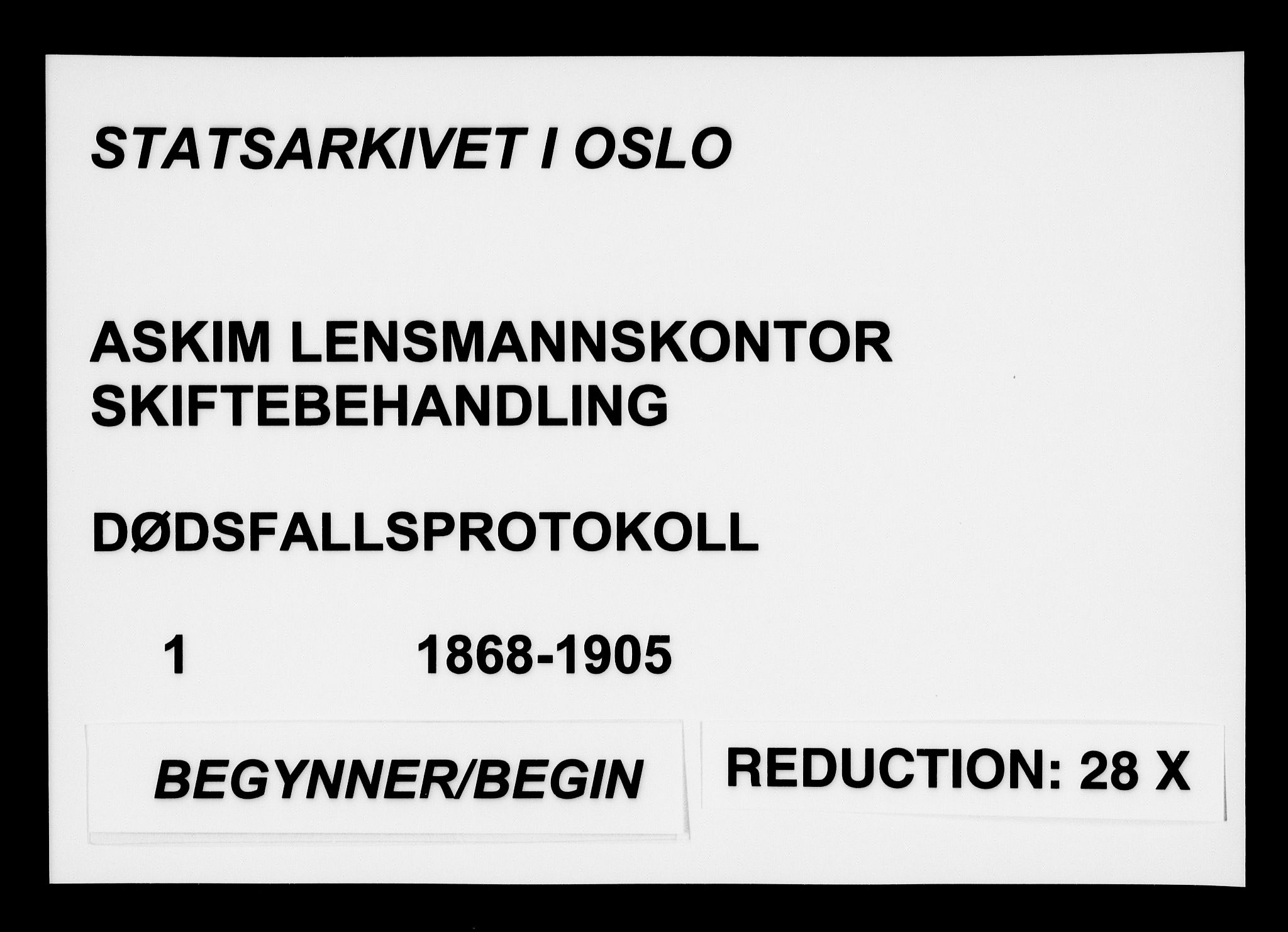 Askim lensmannskontor, AV/SAO-A-10213a/H/Ha/L0001: Dødsfallsprotokoll, 1868-1905