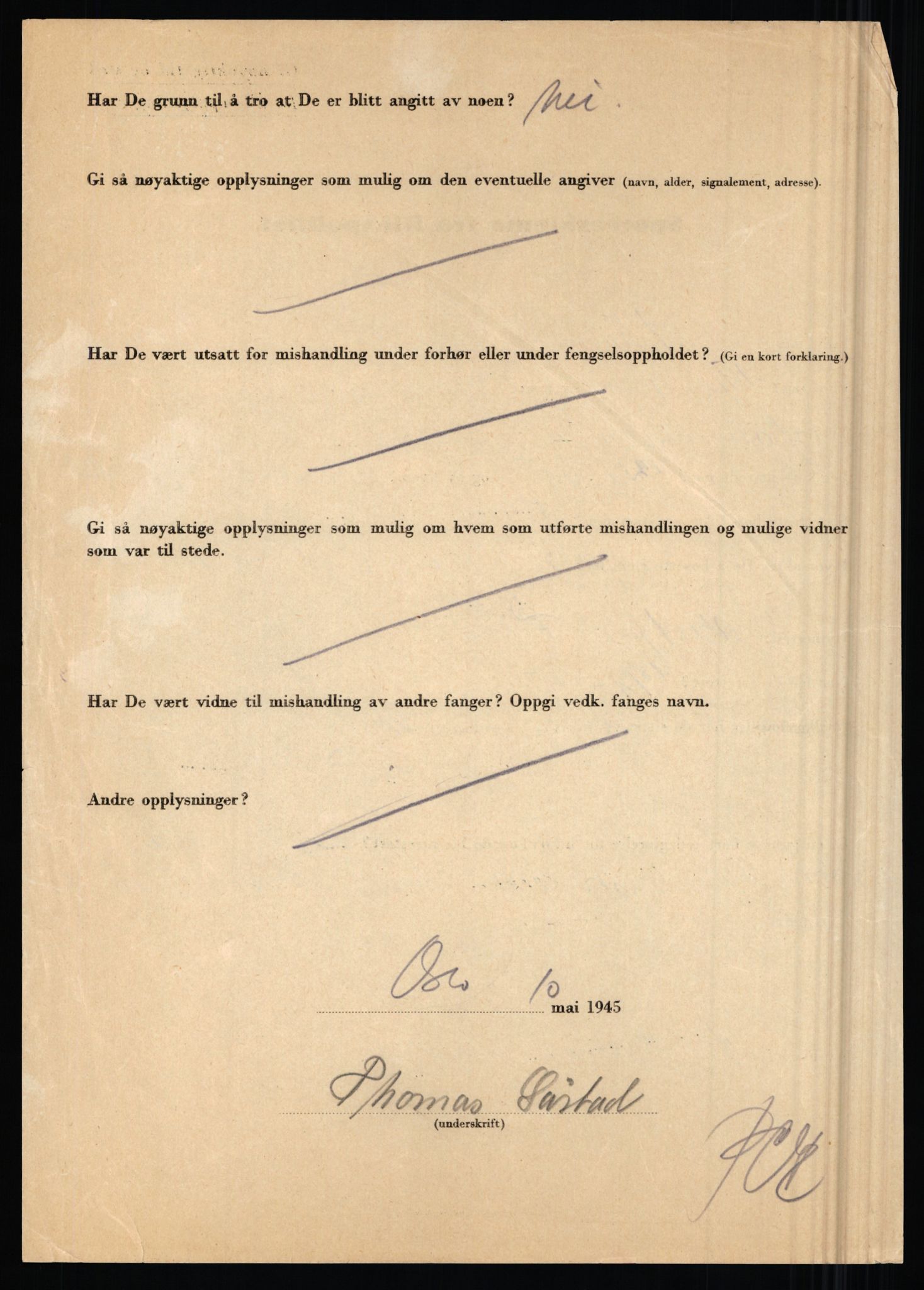 Rikspolitisjefen, AV/RA-S-1560/L/L0016: Sti, Lauritz - Tettum, Karl August, 1940-1945, s. 918