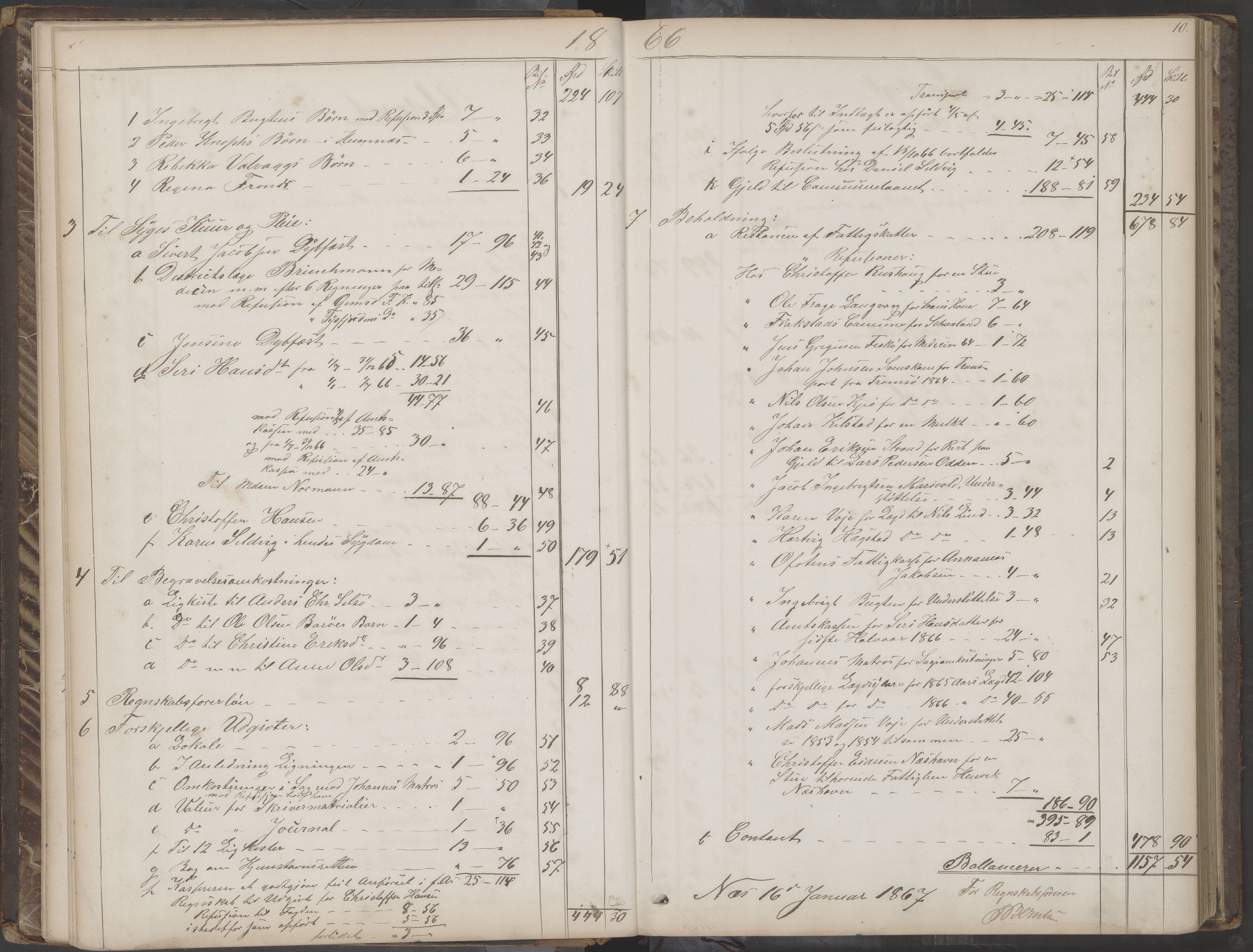 Lødingen kommune. Fattigstyre/forsorgsstyre, AIN/K-18510.610.01/A/Aa/L0001: Forhandlingsprotokoll, 1863-1895