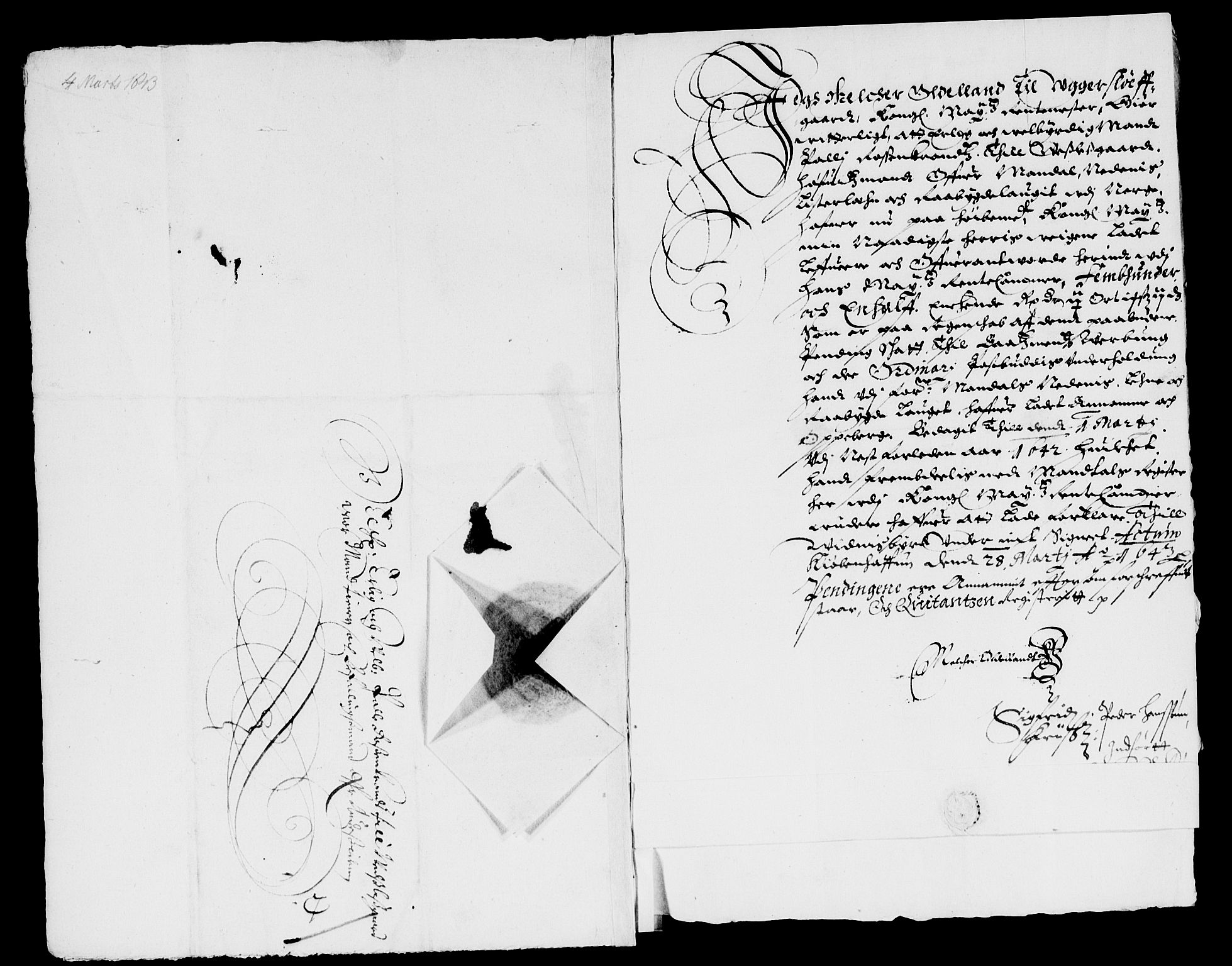 Rentekammeret inntil 1814, Reviderte regnskaper, Lensregnskaper, AV/RA-EA-5023/R/Rb/Rbq/L0031: Nedenes len. Mandals len. Råbyggelag., 1641-1642