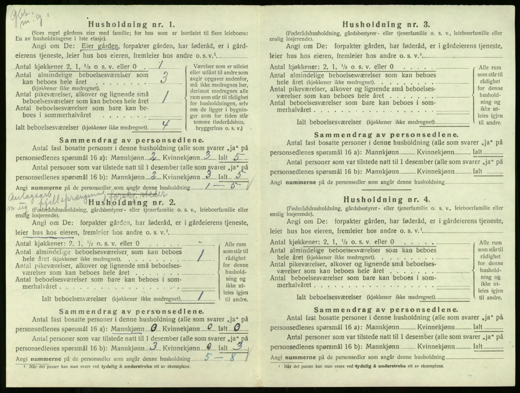SAKO, Folketelling 1920 for 0719 Andebu herred, 1920, s. 257