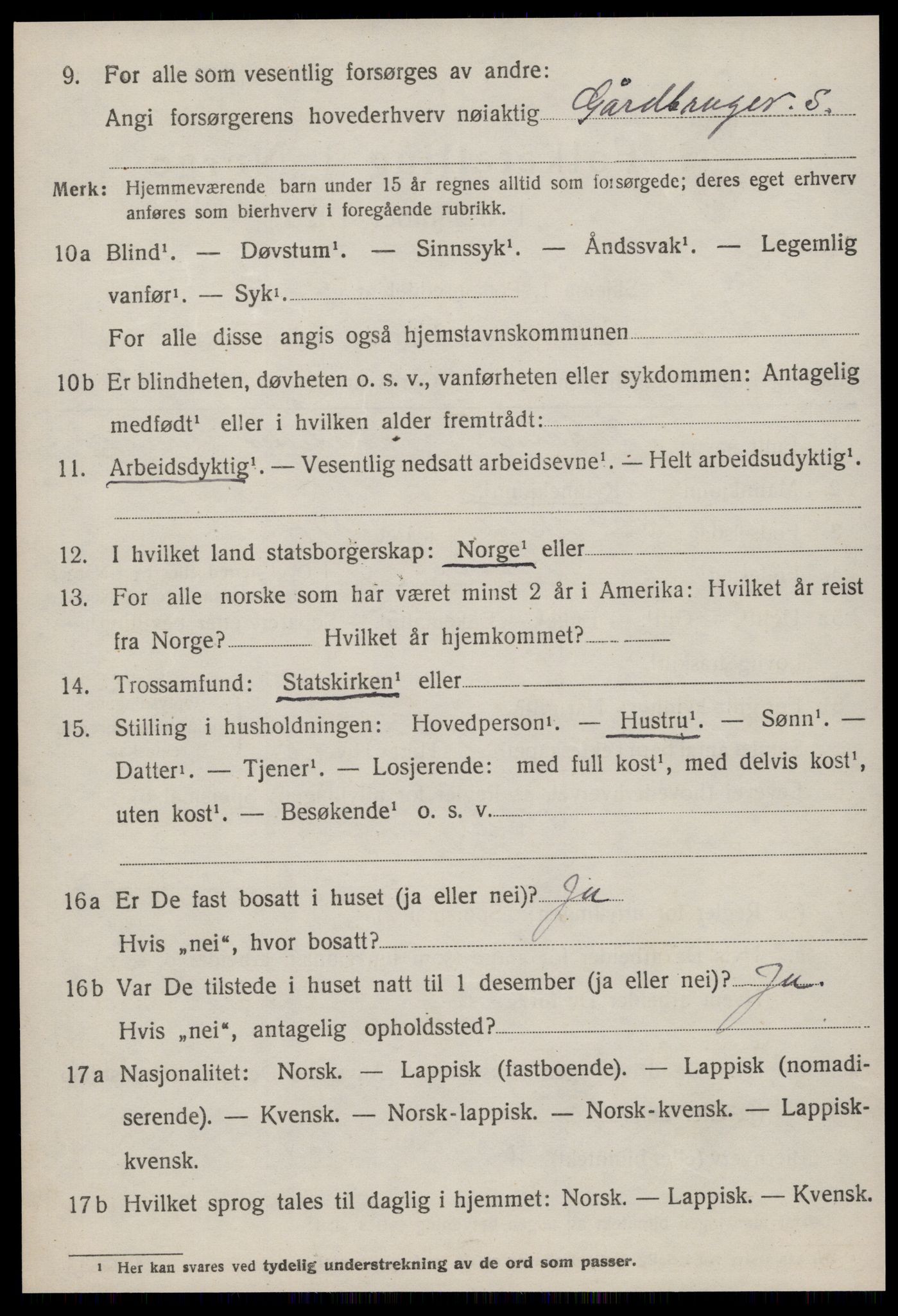 SAT, Folketelling 1920 for 1624 Rissa herred, 1920, s. 2662