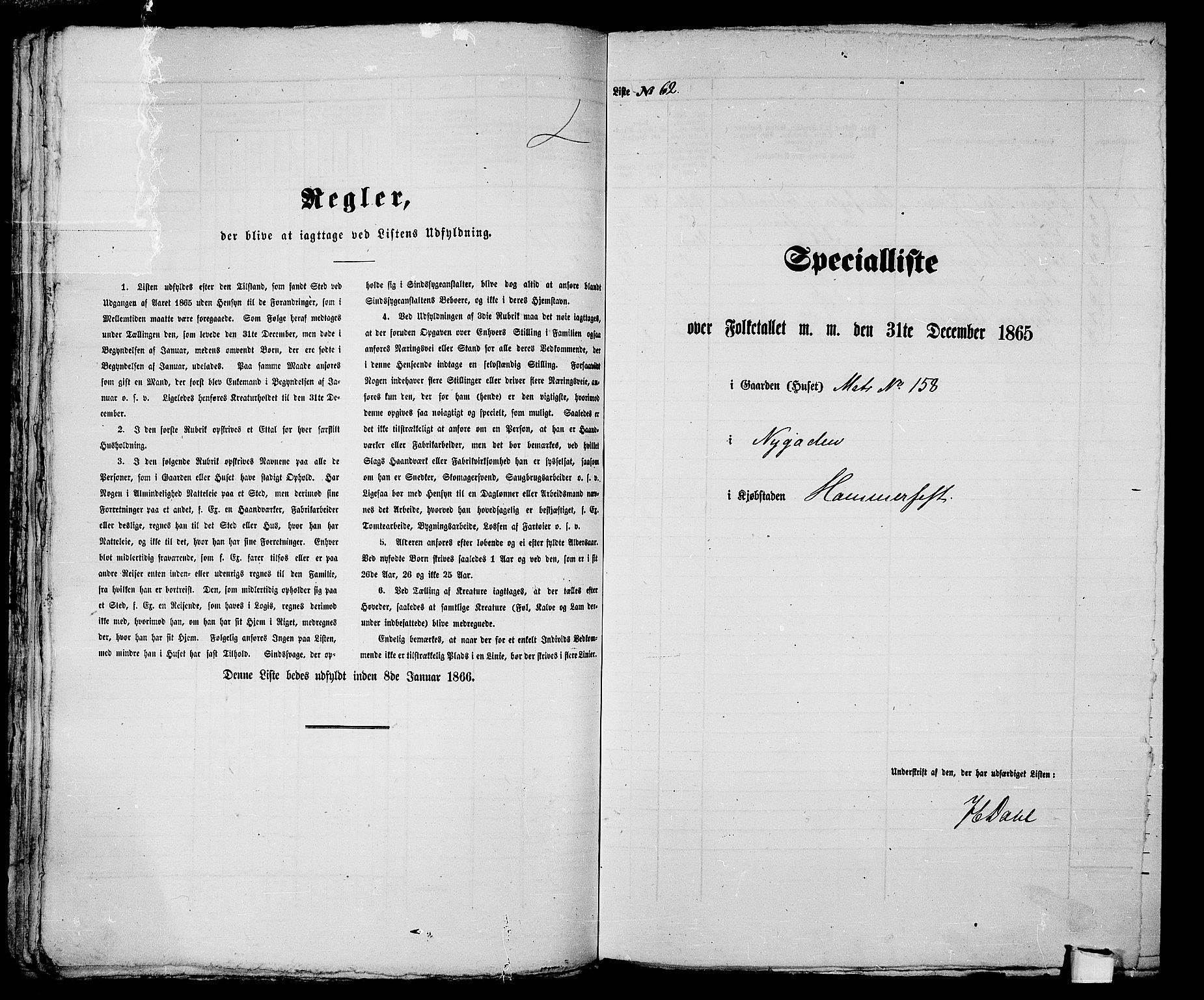 RA, Folketelling 1865 for 2001B Hammerfest prestegjeld, Hammerfest kjøpstad, 1865, s. 131