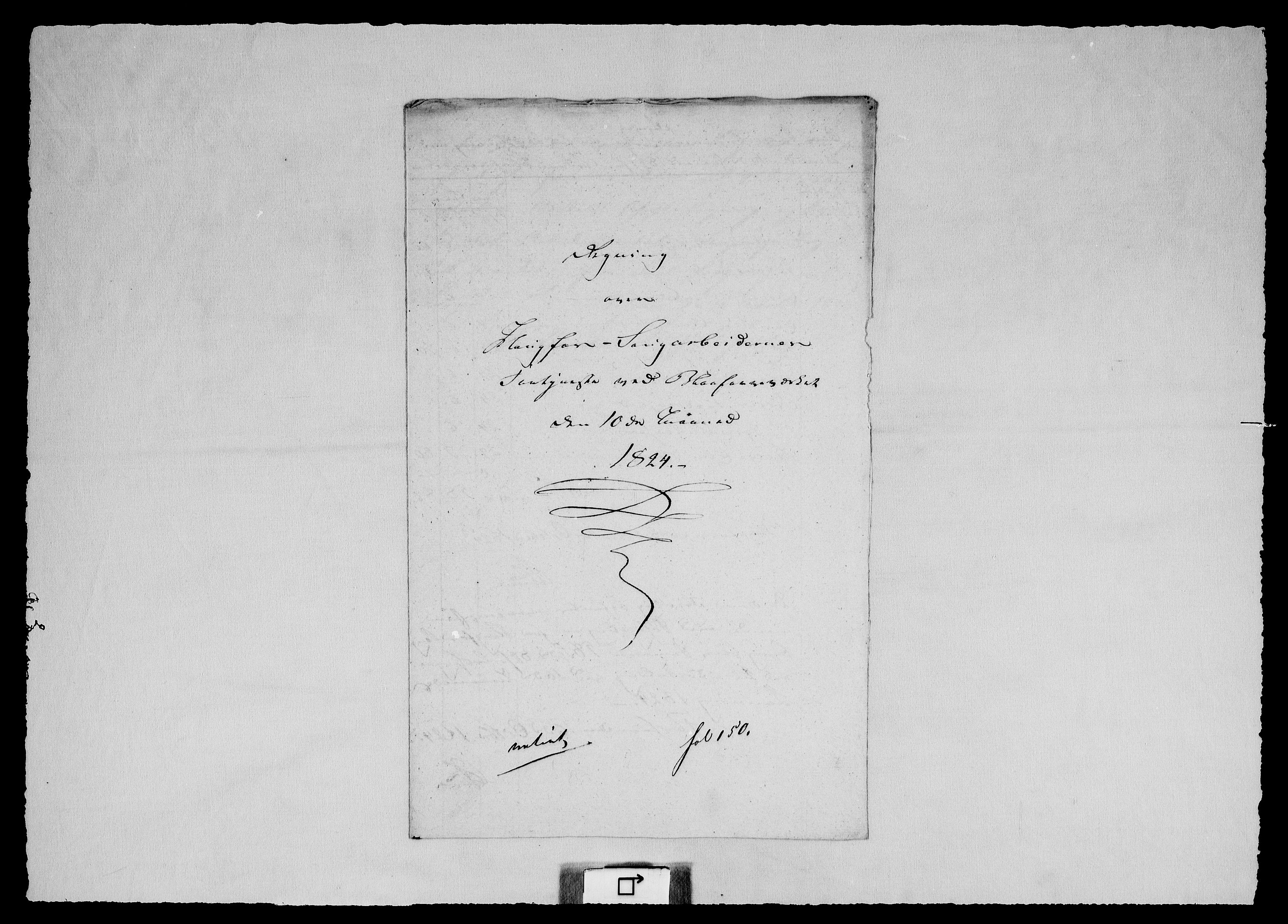 Modums Blaafarveværk, AV/RA-PA-0157/G/Gd/Gdd/L0308/0001: -- / Regning over Saugfolkenes Fortjeneste, 1823-1827, s. 27