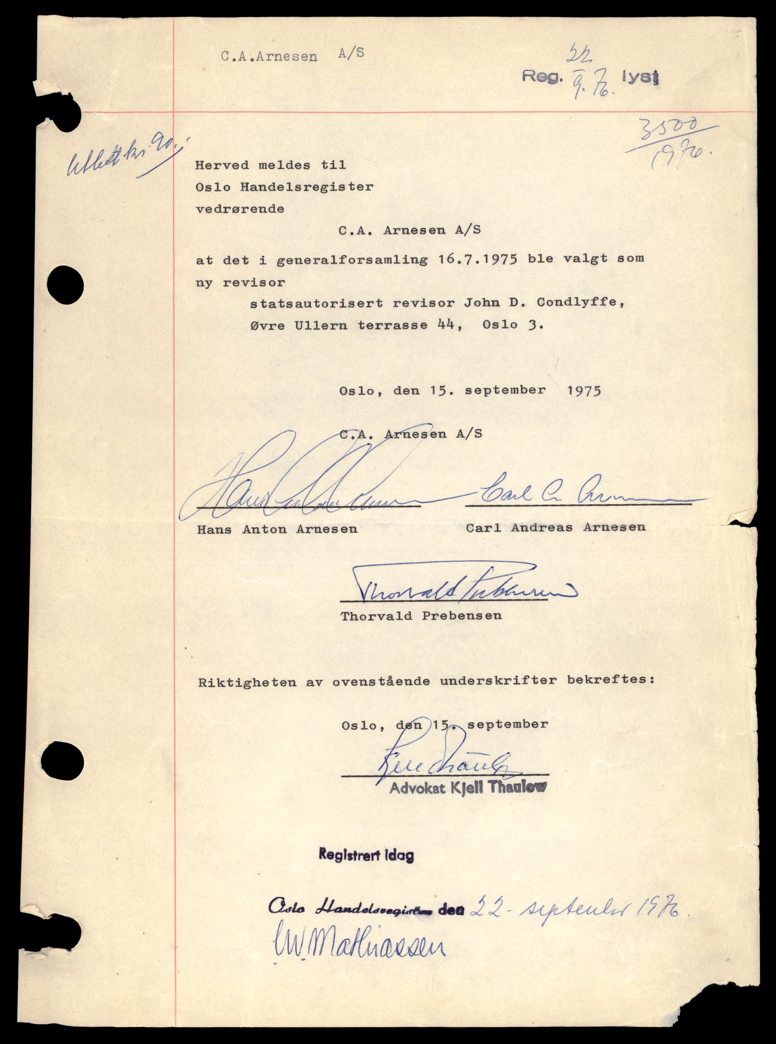 Oslo byfogd, Handelsregisteret, AV/SAT-A-10867/G/Gb/Gba/L0062: Aksjeselskap, Ca-Car, 1944-1990