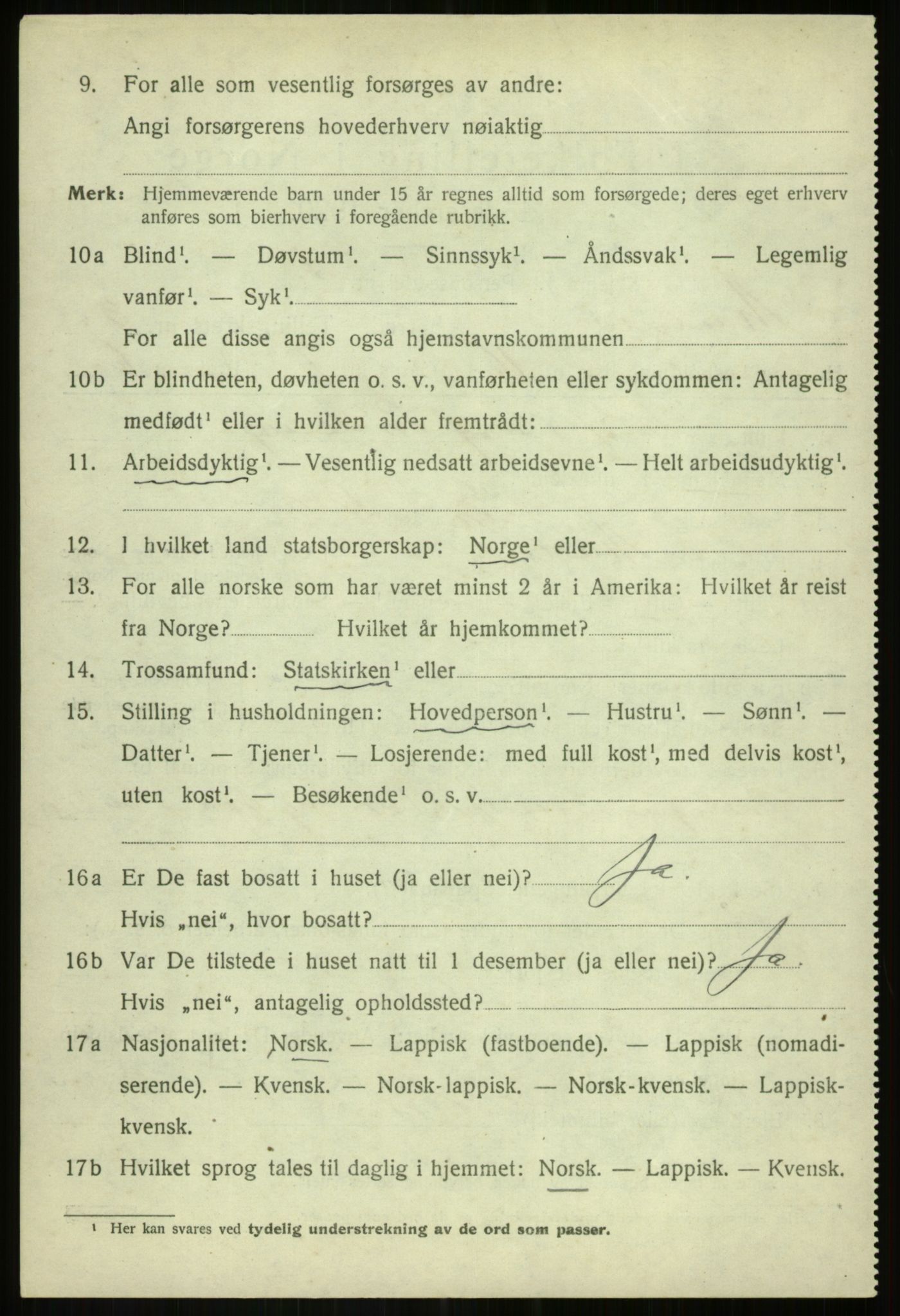SATØ, Folketelling 1920 for 1924 Målselv herred, 1920, s. 2438