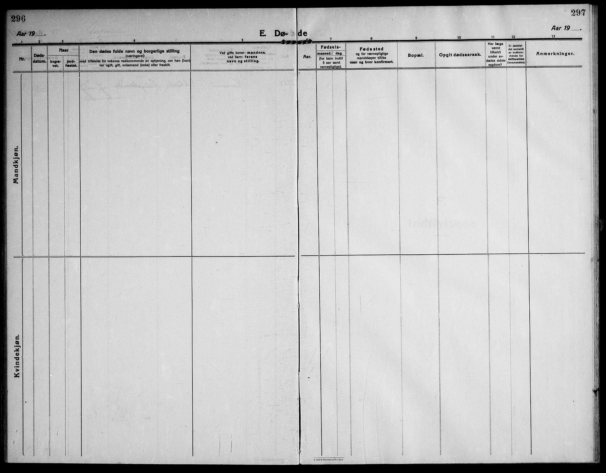 Skoger kirkebøker, AV/SAKO-A-59/F/Fb/L0002: Ministerialbok nr. II 2, 1914-1941, s. 296-297