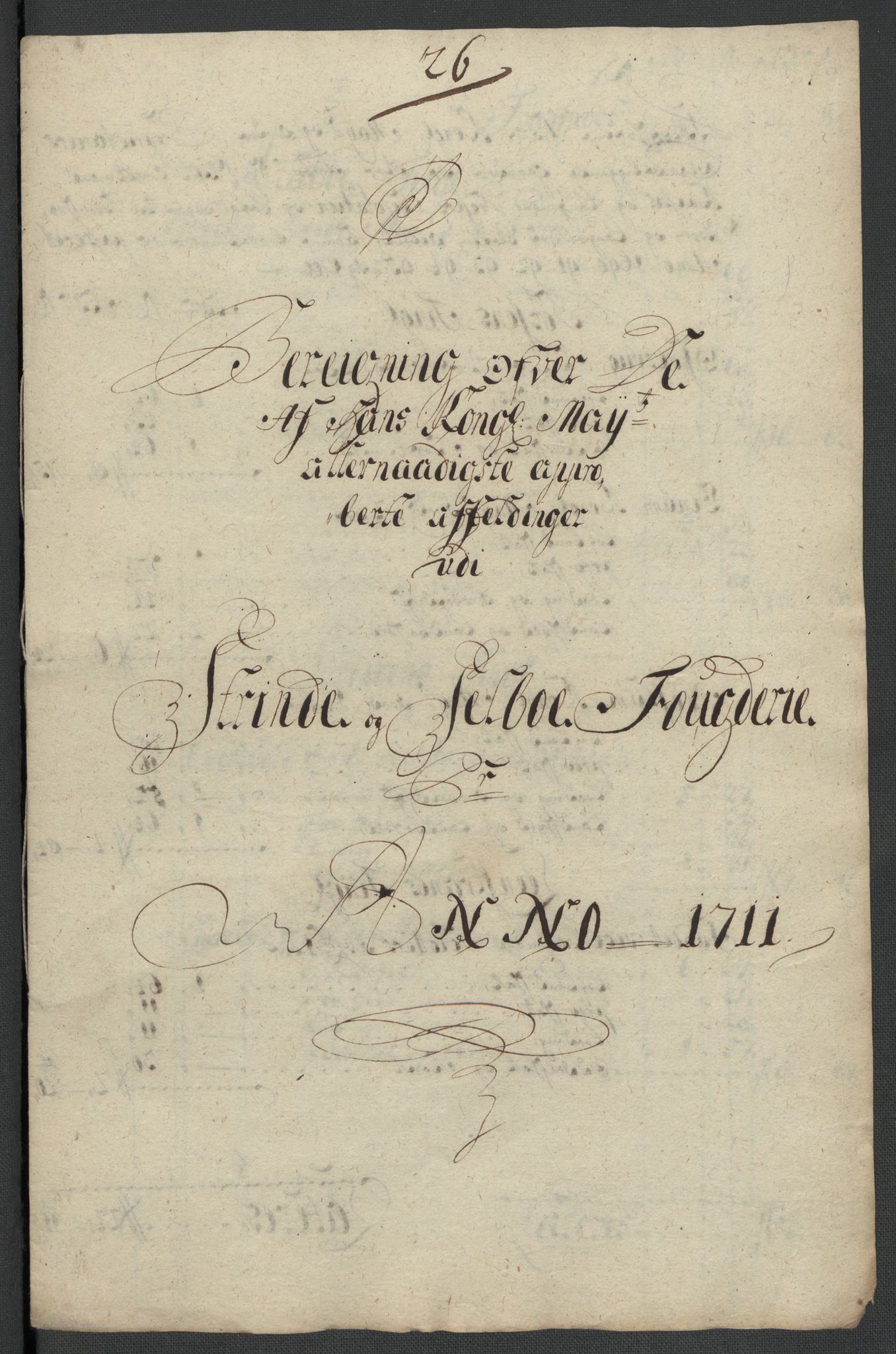 Rentekammeret inntil 1814, Reviderte regnskaper, Fogderegnskap, AV/RA-EA-4092/R61/L4112: Fogderegnskap Strinda og Selbu, 1711, s. 197