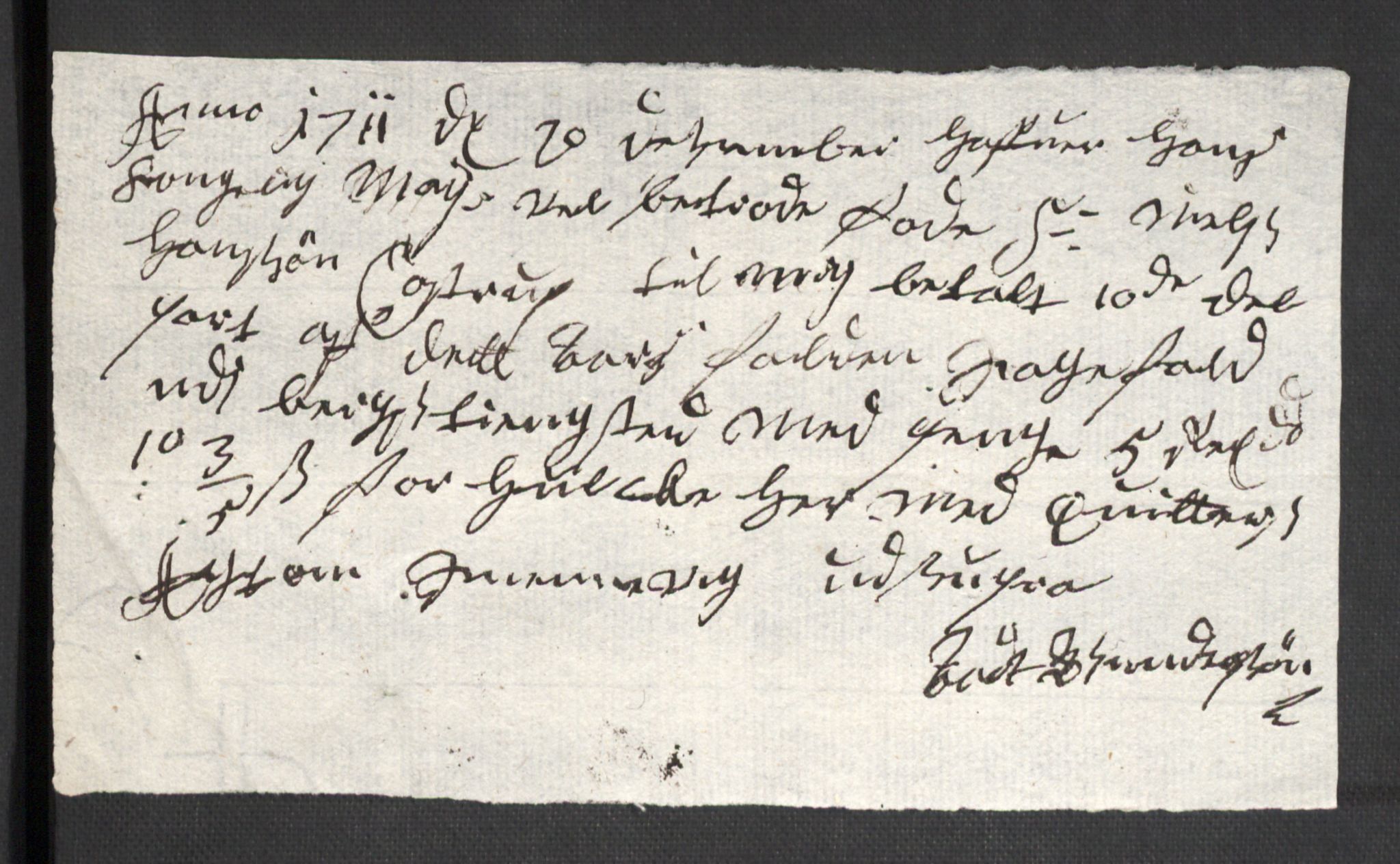 Rentekammeret inntil 1814, Reviderte regnskaper, Fogderegnskap, RA/EA-4092/R43/L2554: Fogderegnskap Lista og Mandal, 1711, s. 166