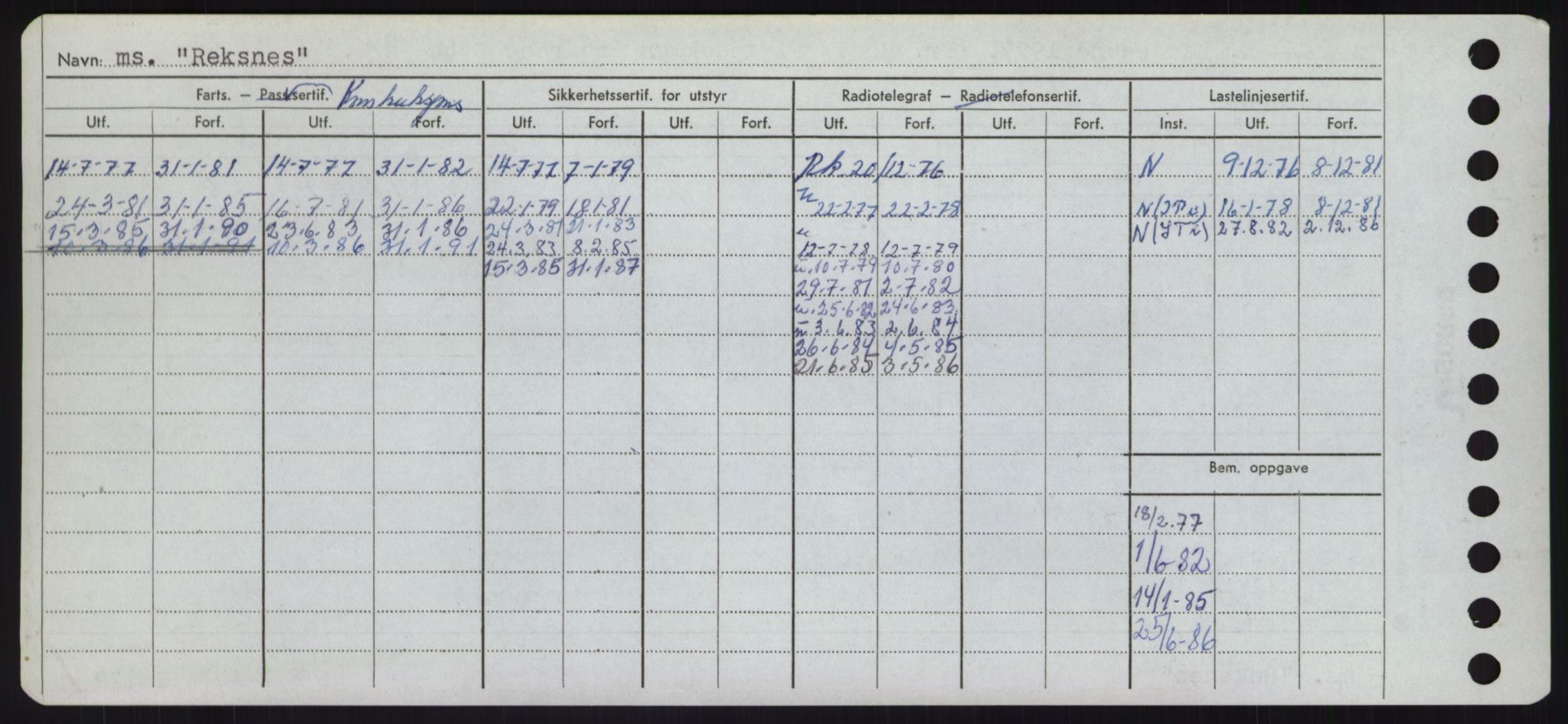 Sjøfartsdirektoratet med forløpere, Skipsmålingen, RA/S-1627/H/Hd/L0030: Fartøy, Q-Riv, s. 392