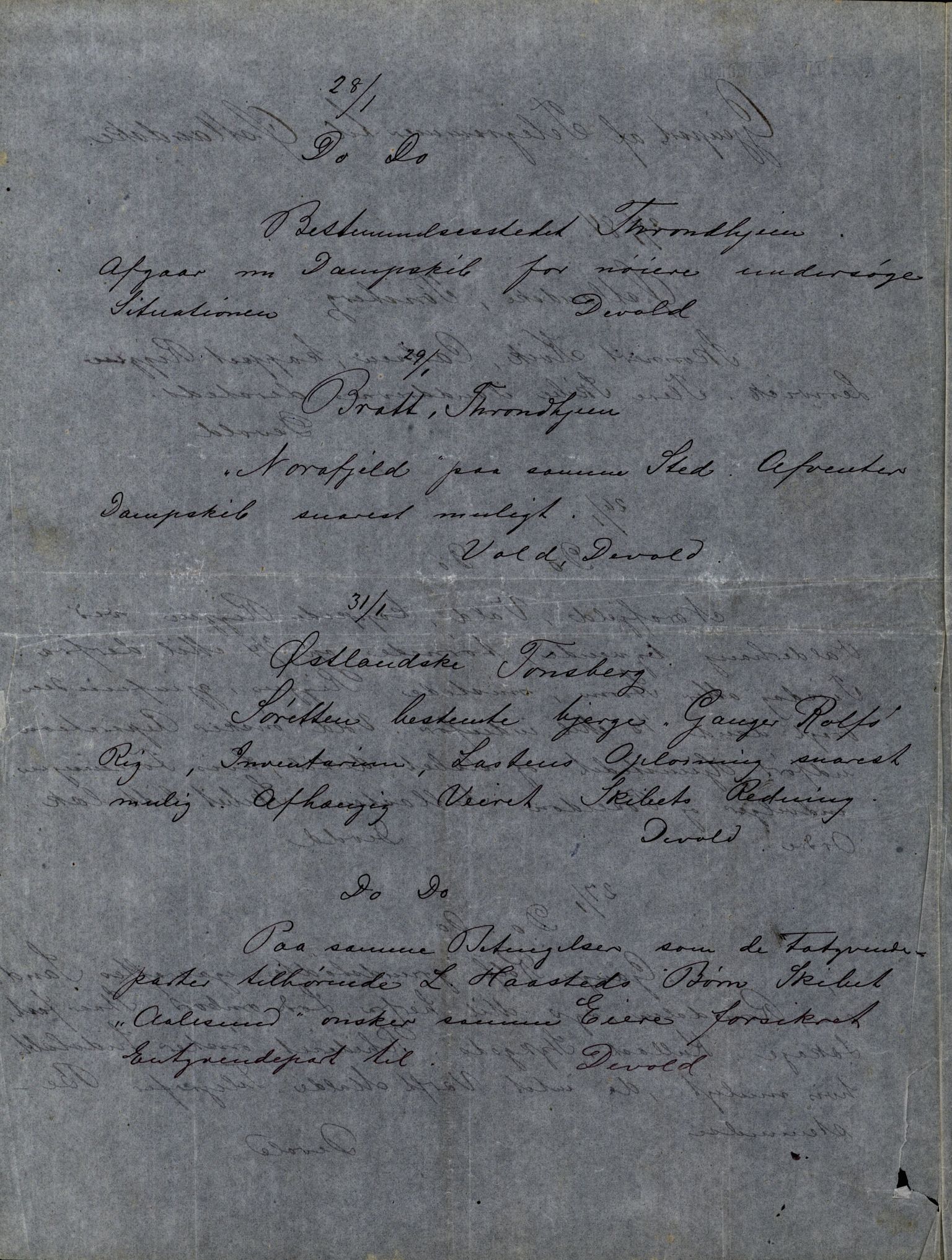 Pa 63 - Østlandske skibsassuranceforening, VEMU/A-1079/G/Ga/L0017/0011: Havaridokumenter / Andover, Amicitia, Bratsberg, Ganger Rolf, 1884, s. 58