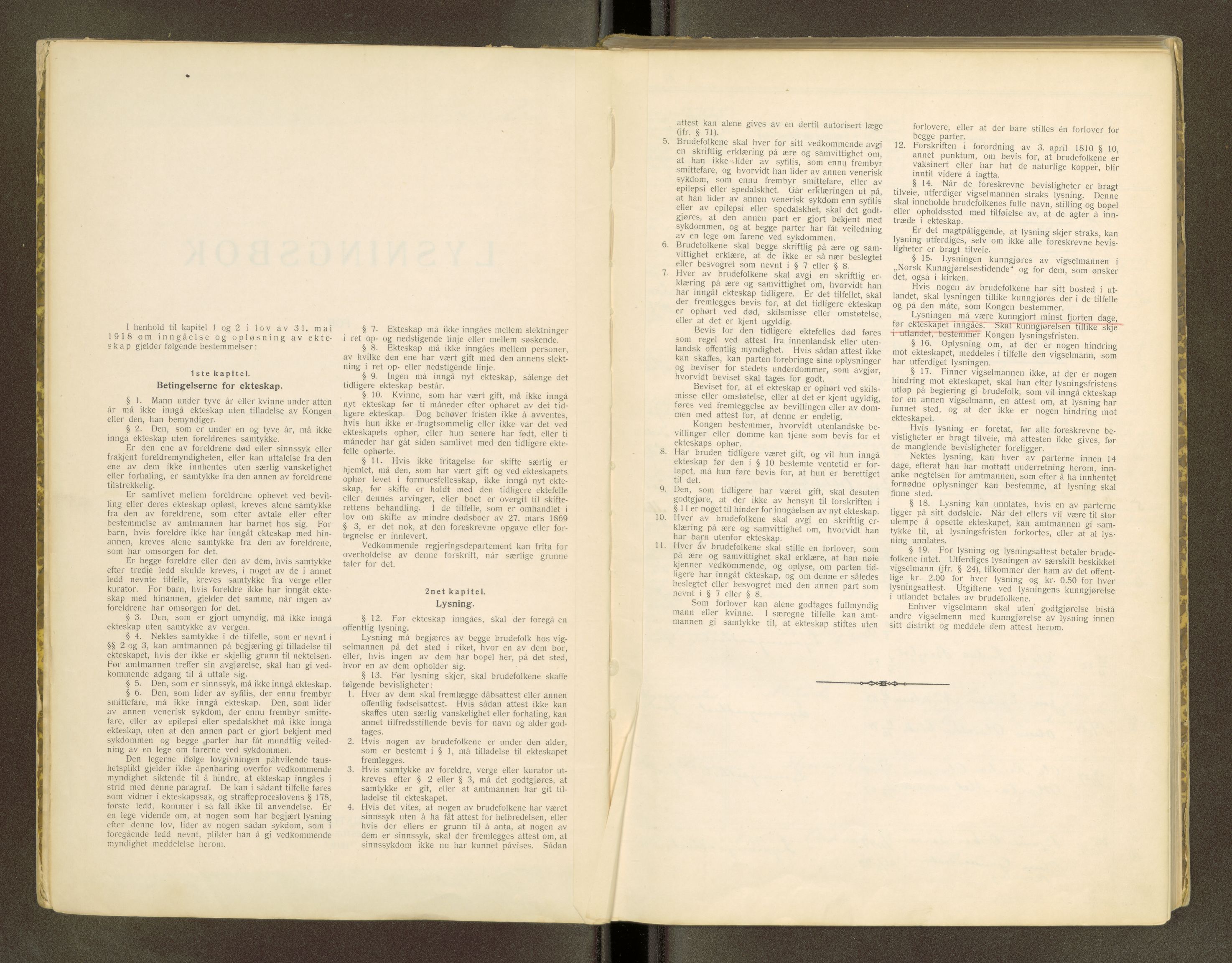 Orkdal sorenskriveri, AV/SAT-A-4169/1/6/6D/L0001: Lysingsbok, 1919-1969
