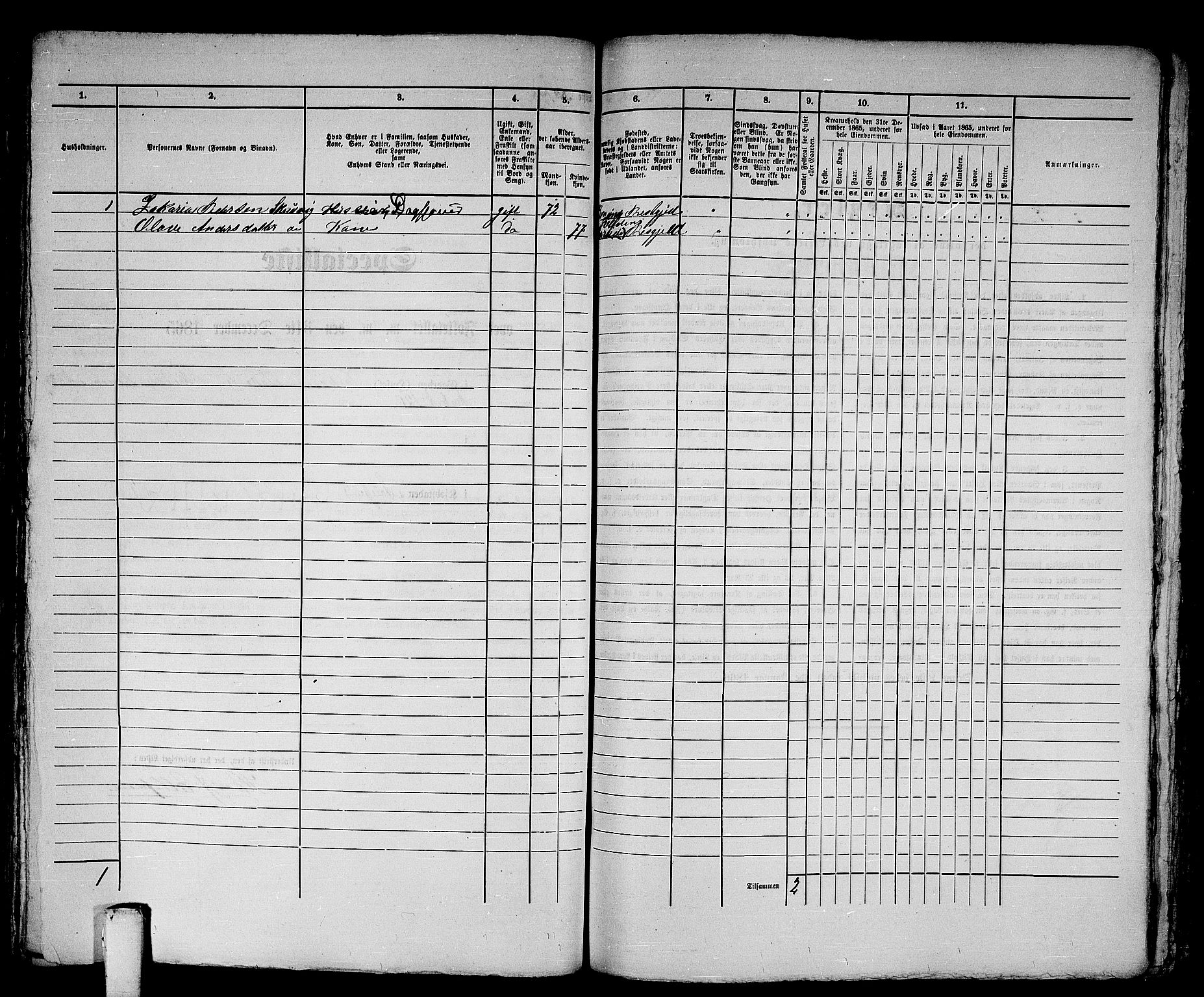 RA, Folketelling 1865 for 1501P Ålesund prestegjeld, 1865, s. 414