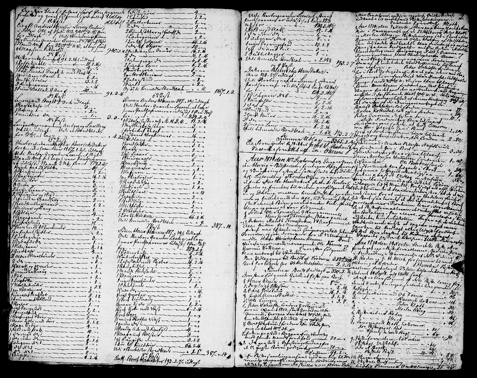 Inderøy sorenskriveri, AV/SAT-A-4147/1/3/3A/L0020: Skifteprotokoll, 1814-1818, s. 1b-2a