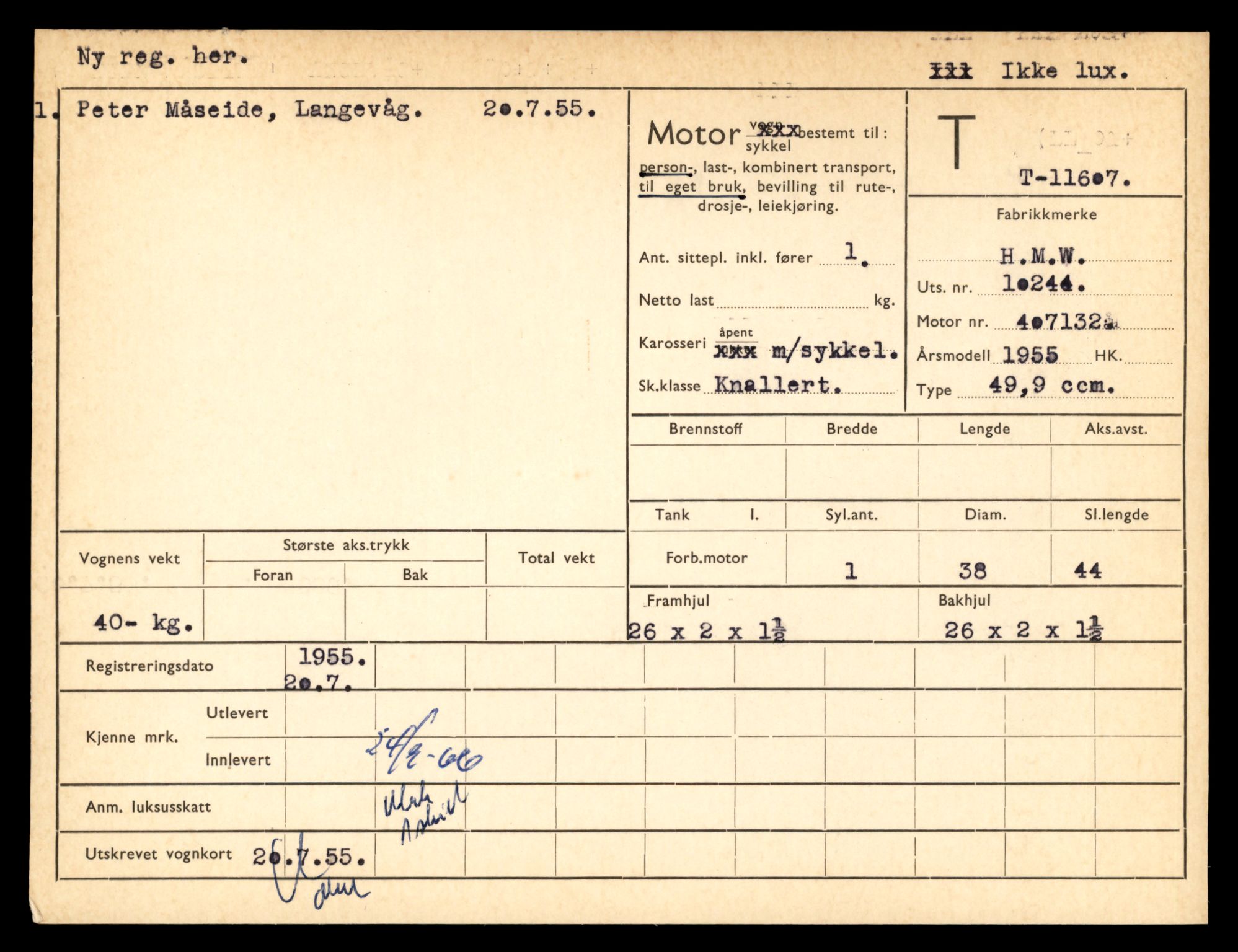 Møre og Romsdal vegkontor - Ålesund trafikkstasjon, AV/SAT-A-4099/F/Fe/L0029: Registreringskort for kjøretøy T 11430 - T 11619, 1927-1998, s. 2777