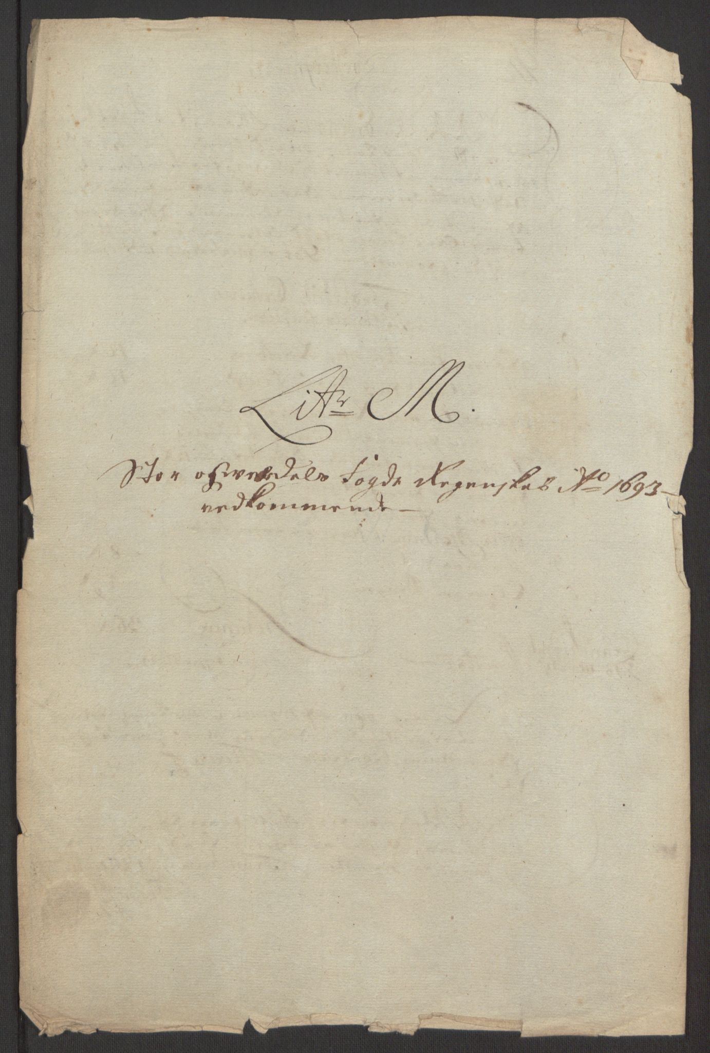 Rentekammeret inntil 1814, Reviderte regnskaper, Fogderegnskap, RA/EA-4092/R62/L4186: Fogderegnskap Stjørdal og Verdal, 1693-1694, s. 134