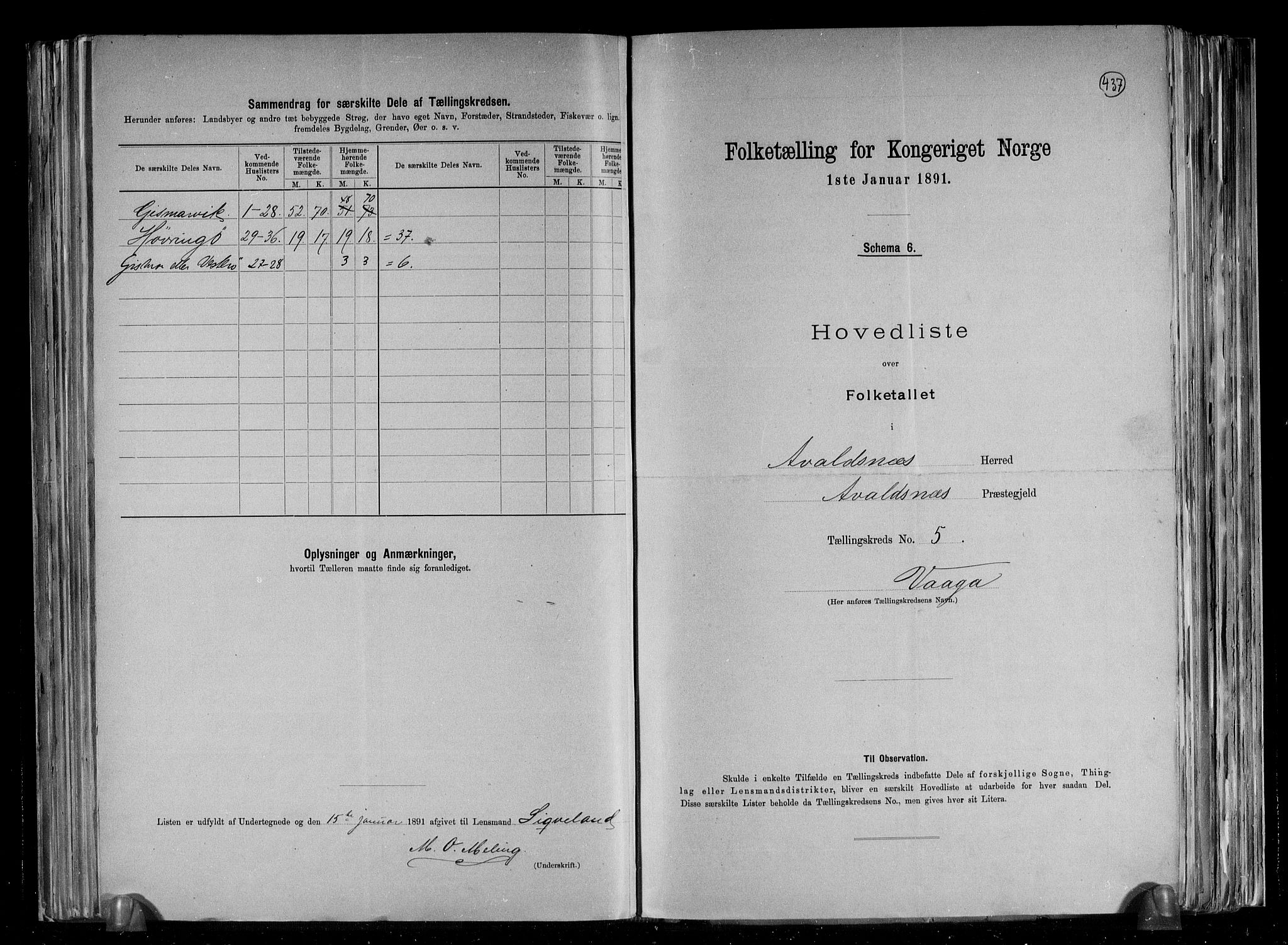 RA, Folketelling 1891 for 1147 Avaldsnes herred, 1891, s. 30