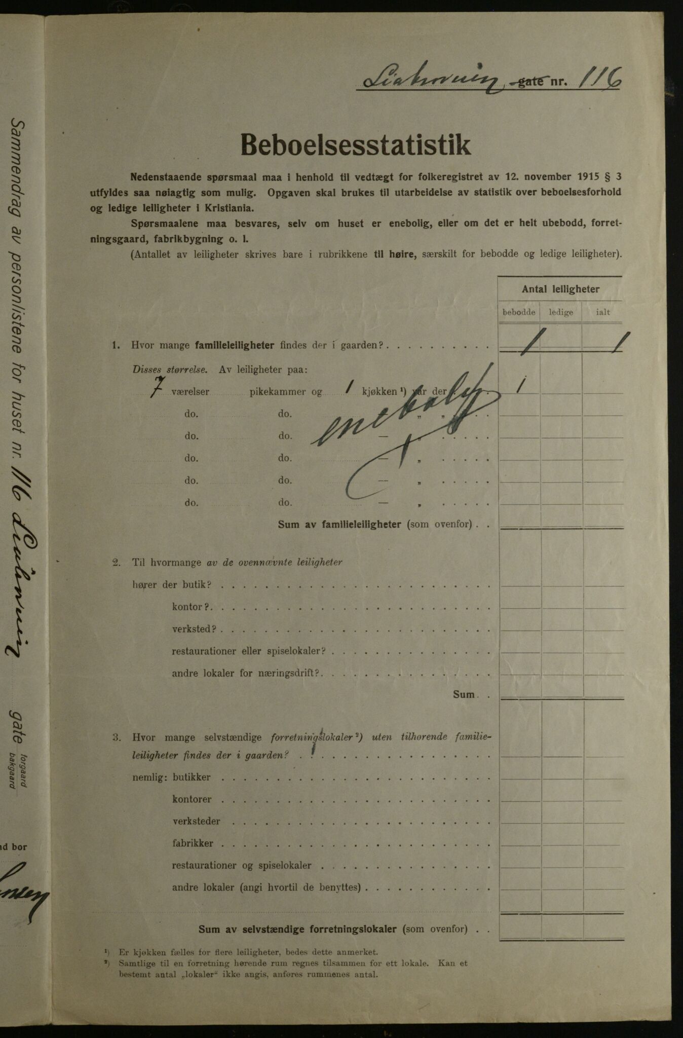 OBA, Kommunal folketelling 1.12.1923 for Kristiania, 1923, s. 64741