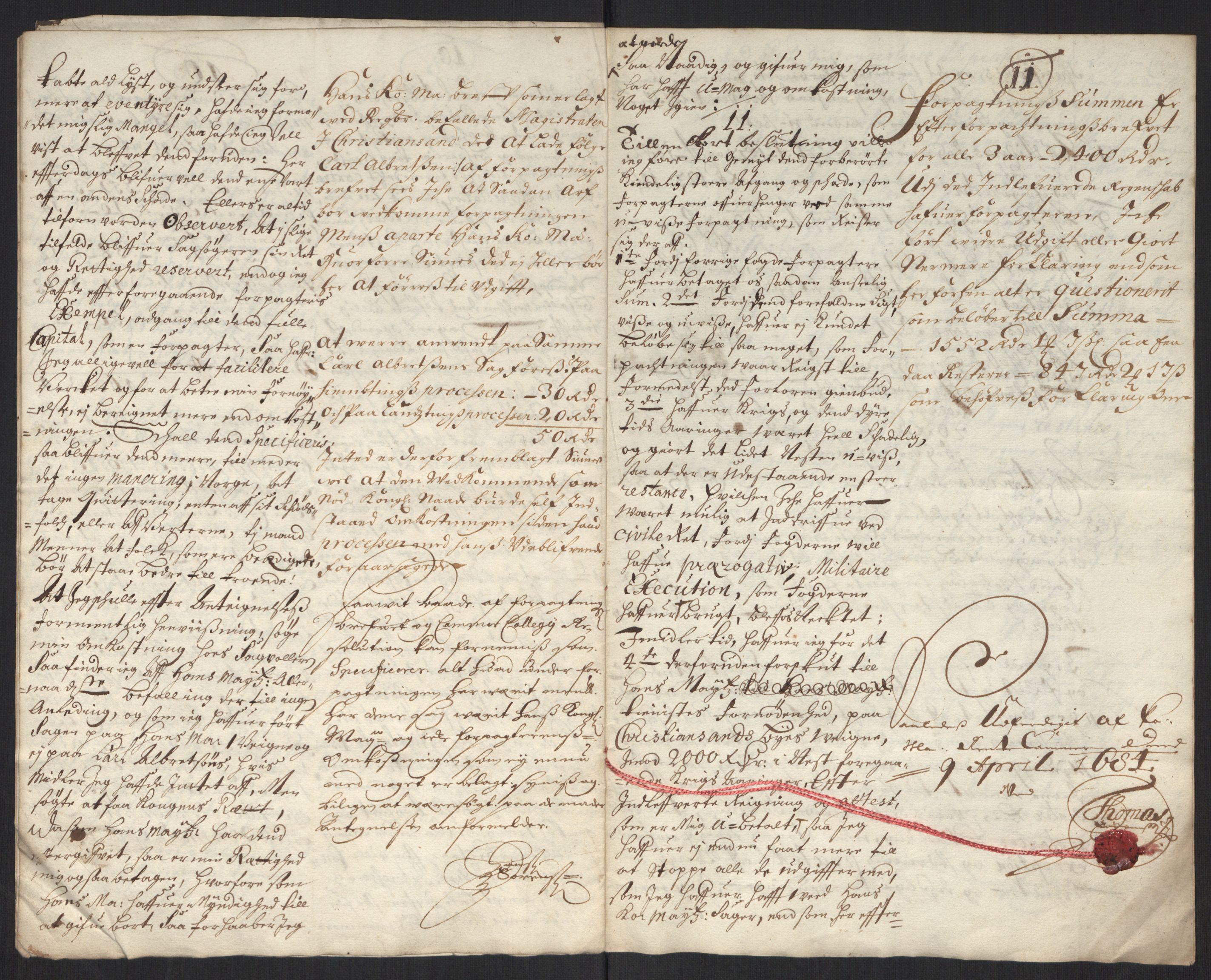 Rentekammeret inntil 1814, Reviderte regnskaper, Byregnskaper, AV/RA-EA-4066/R/Rm/L0284: [M17] Sikt og sakefall, 1658-1680, s. 111