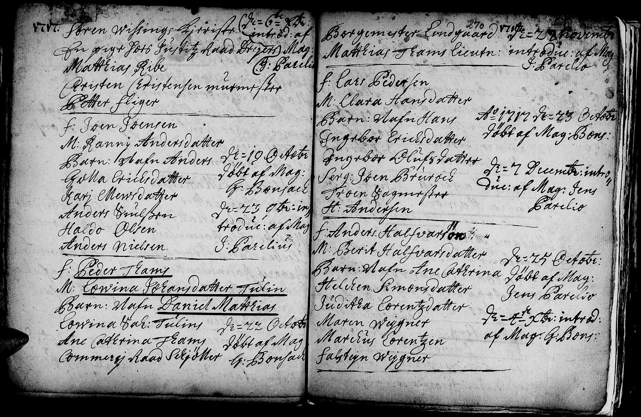 Ministerialprotokoller, klokkerbøker og fødselsregistre - Sør-Trøndelag, SAT/A-1456/601/L0035: Ministerialbok nr. 601A03, 1713-1728, s. 270